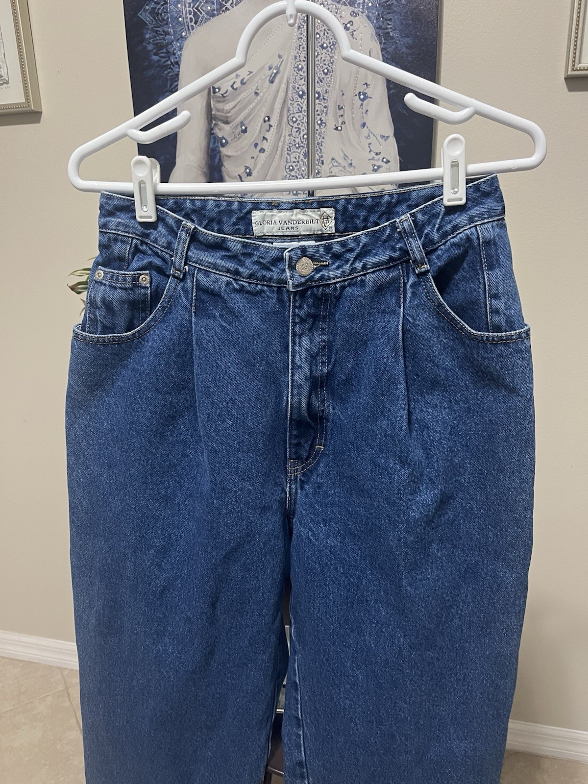 Vintage 80’s Gloria Vanderbilt Pleated Front High Rise Mom Jeans 14 – 28