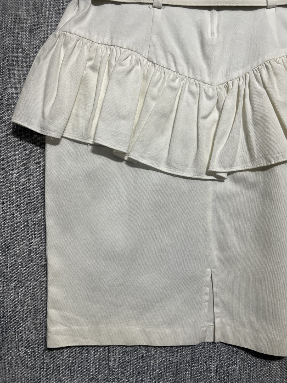 Mayvens Women’s Ivory VTG 1980s Sailor Stewardess Belted Party Dress Size 11