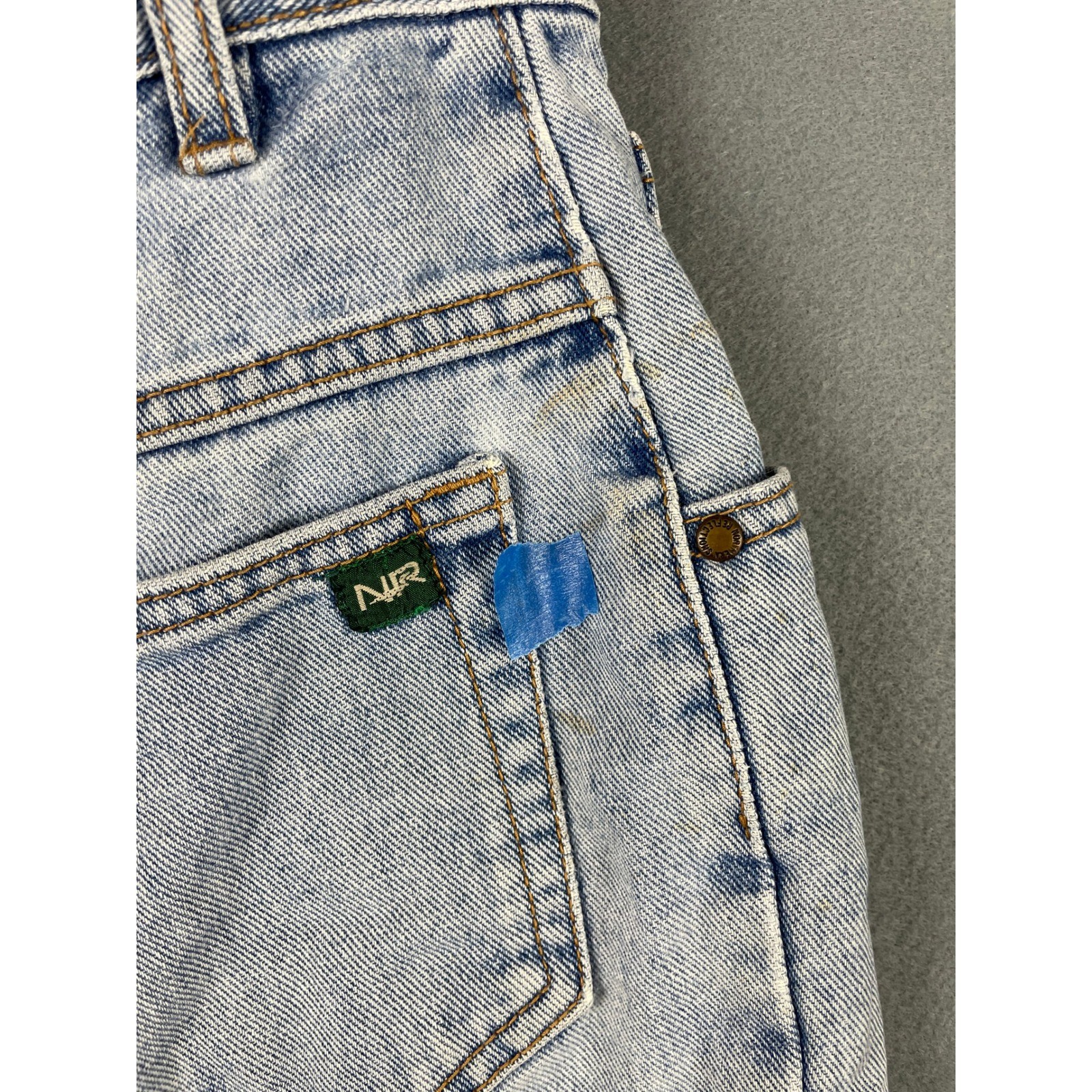 Northern Reflections Denim Mom Shorts 90s Boho Retro Light Wash Cotton 27