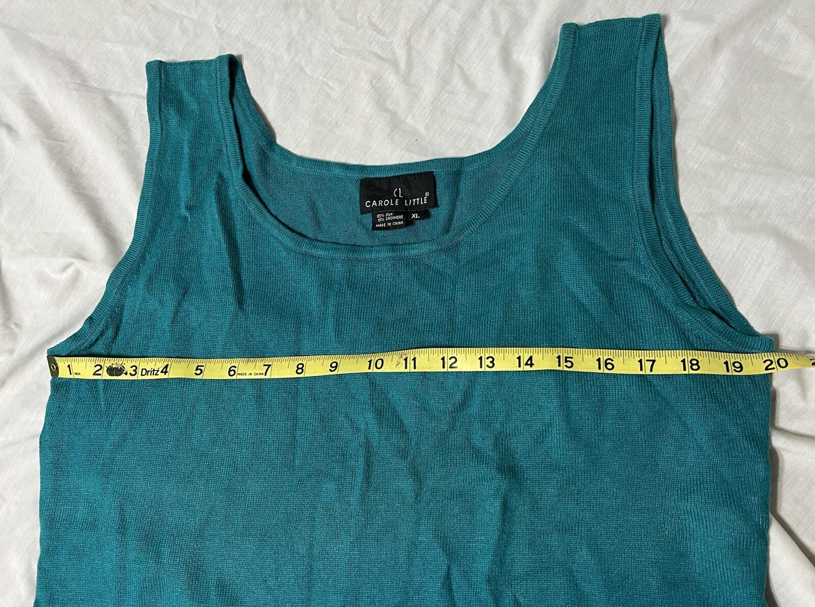 Vintage Carole Little Silk/Nylon/Cashmere Top and Sweater Womens sz L