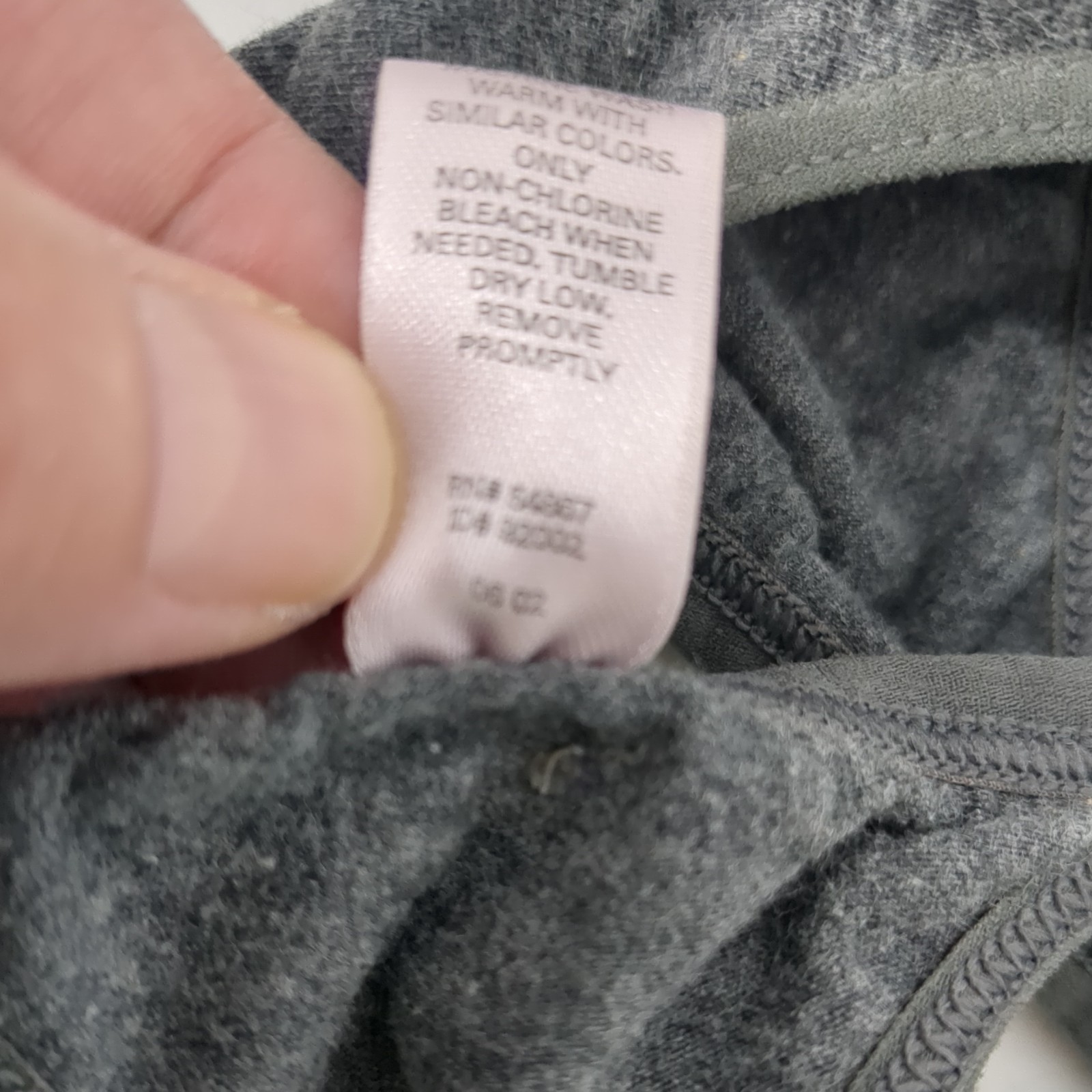 VTG 06/02 Y2K Victoria’s Secret Signature Low Rise V String Thong Gray L NWOT