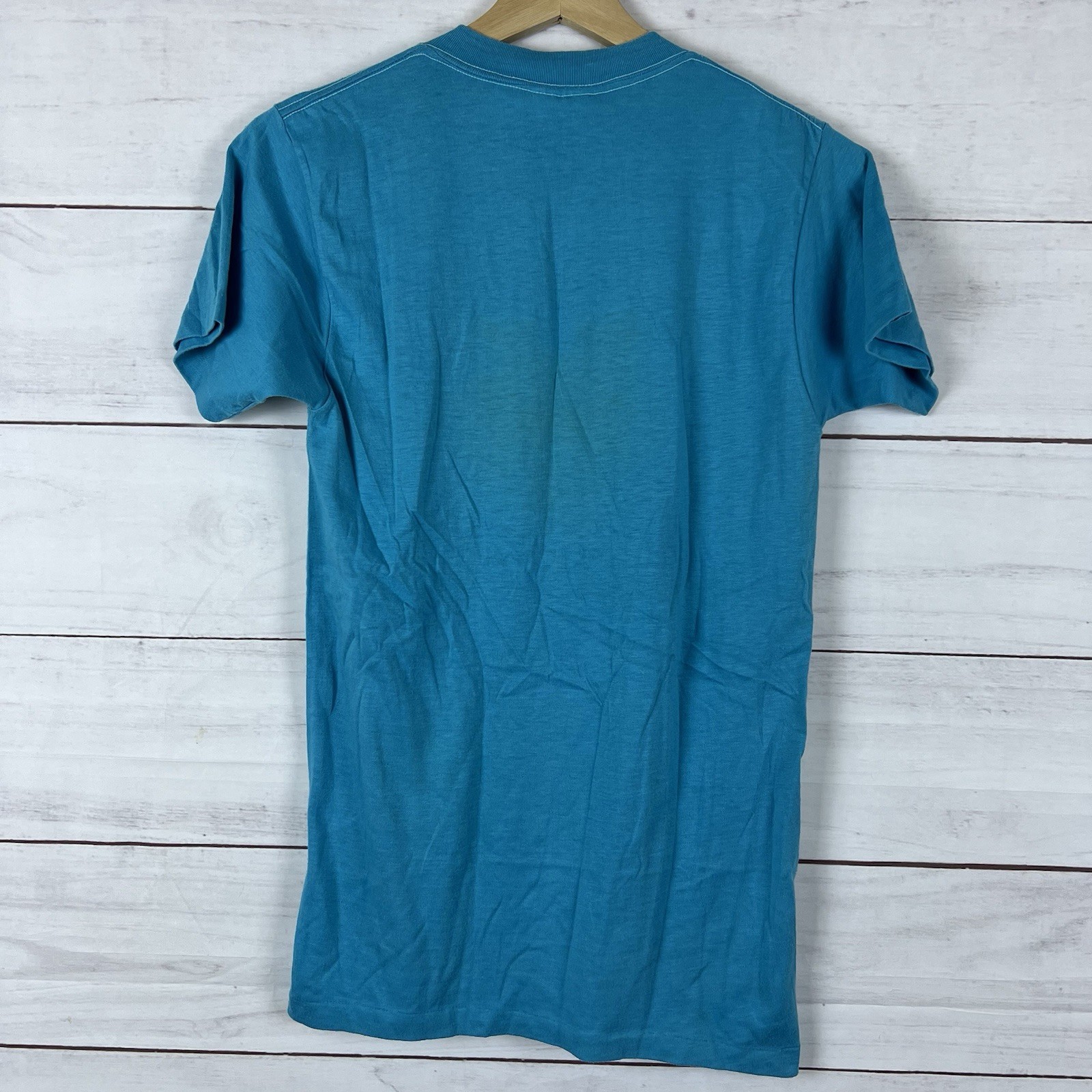 True Vintage Shirt Size S/M Blue Philadelphia Clowns Circus 70s