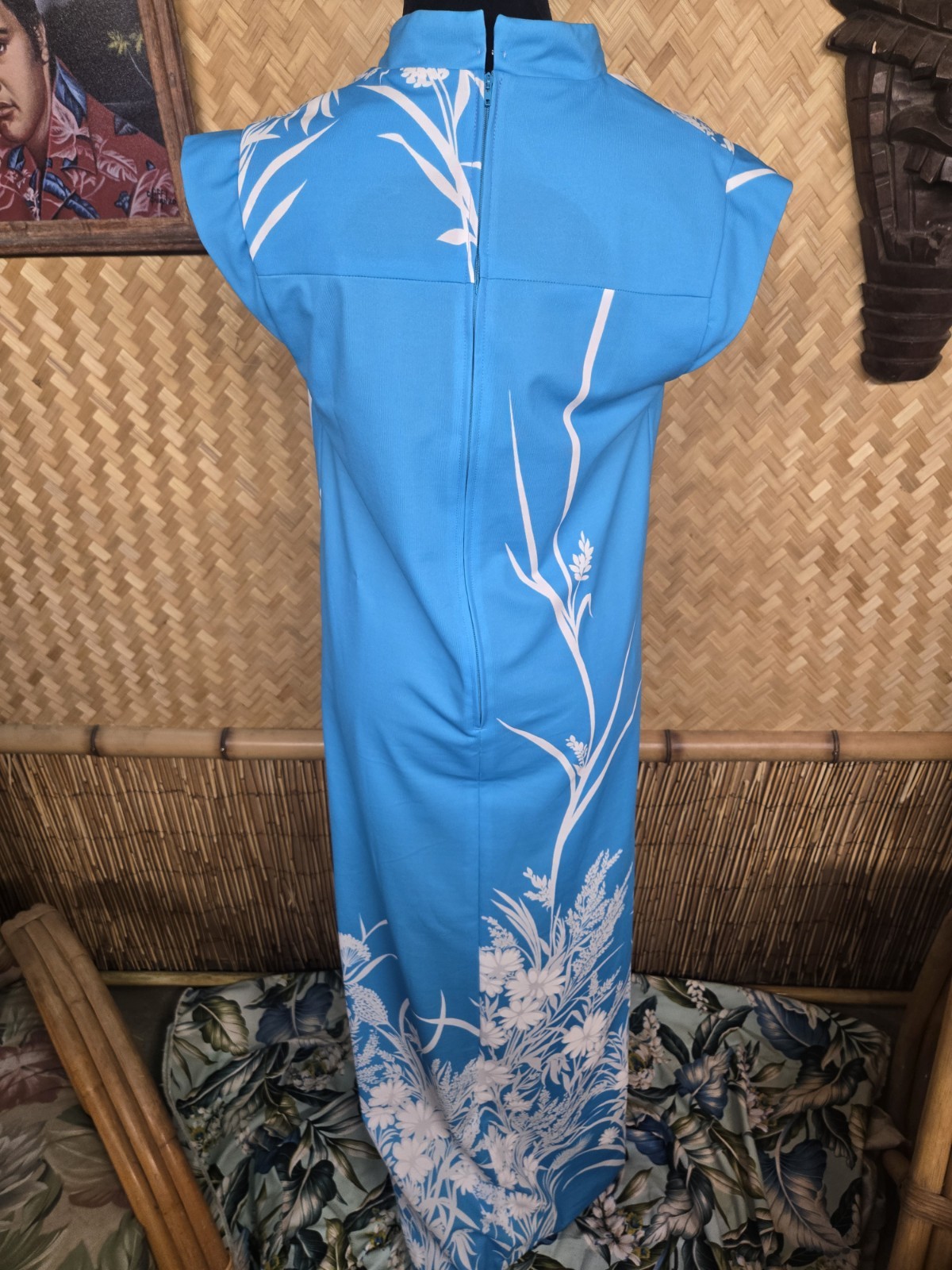 Vintage Waltah Clarke’s Hawaiian Aloha Dress w1054