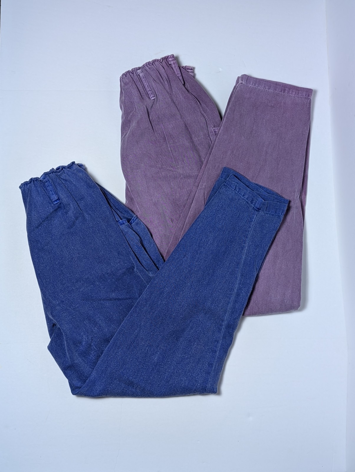 Vtg. 1980s-1990s Women’s Michael G Purple/Violet Stretch Waist Jeans Size S Lot