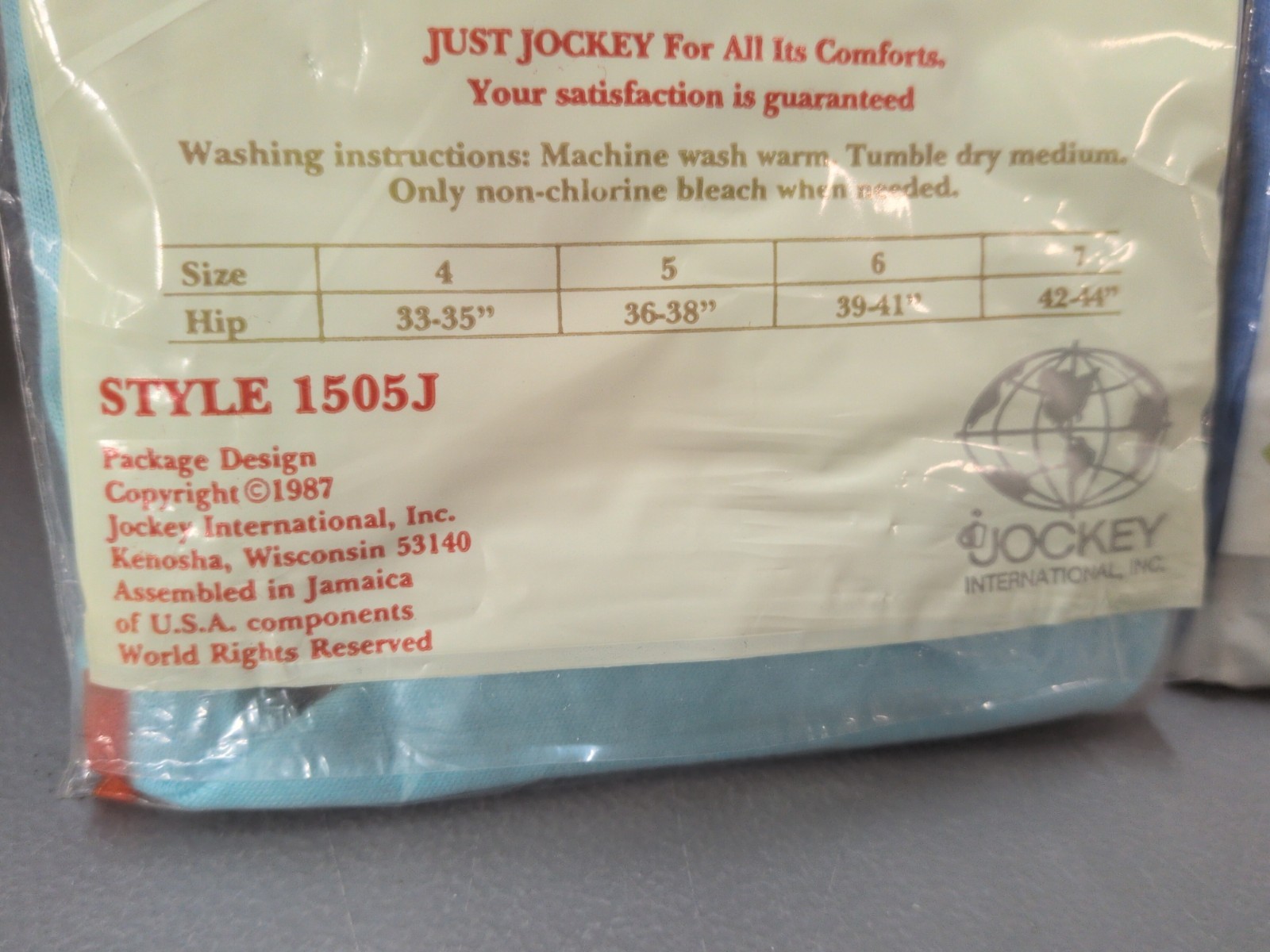 Jockey For Her Vintage Bikini Size 4 100% Cotton (2) Count Mixed Colors