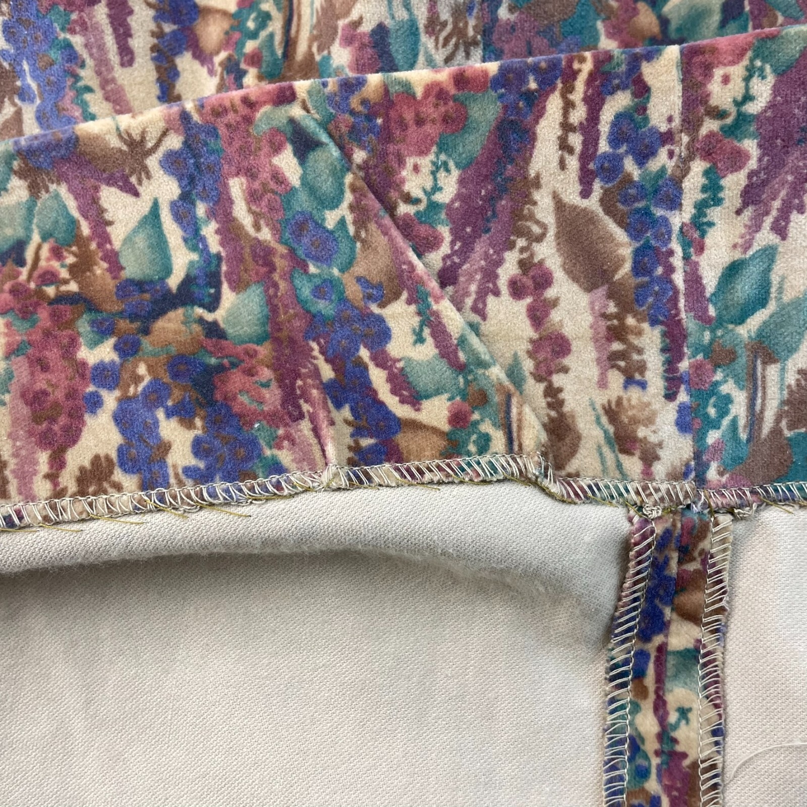 Marguerite Rubel San Francisco Vintage Skirt Size 16 Retro Floral Trad Wife