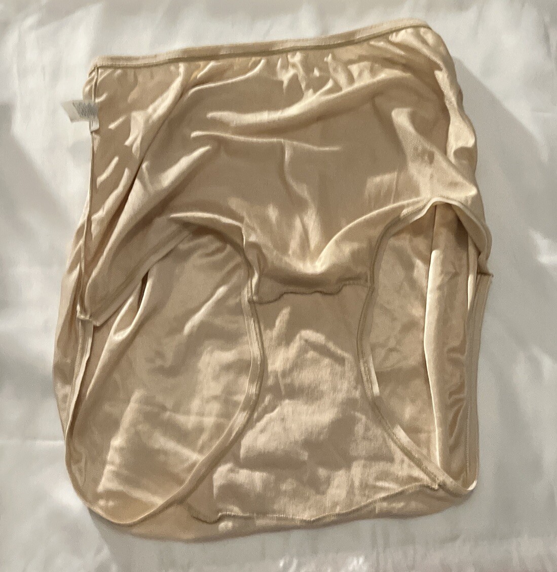 VINTAGE GRANNY SILKY NYLON JC PENNY BY ADONNA PANTY BRIEF sz 8