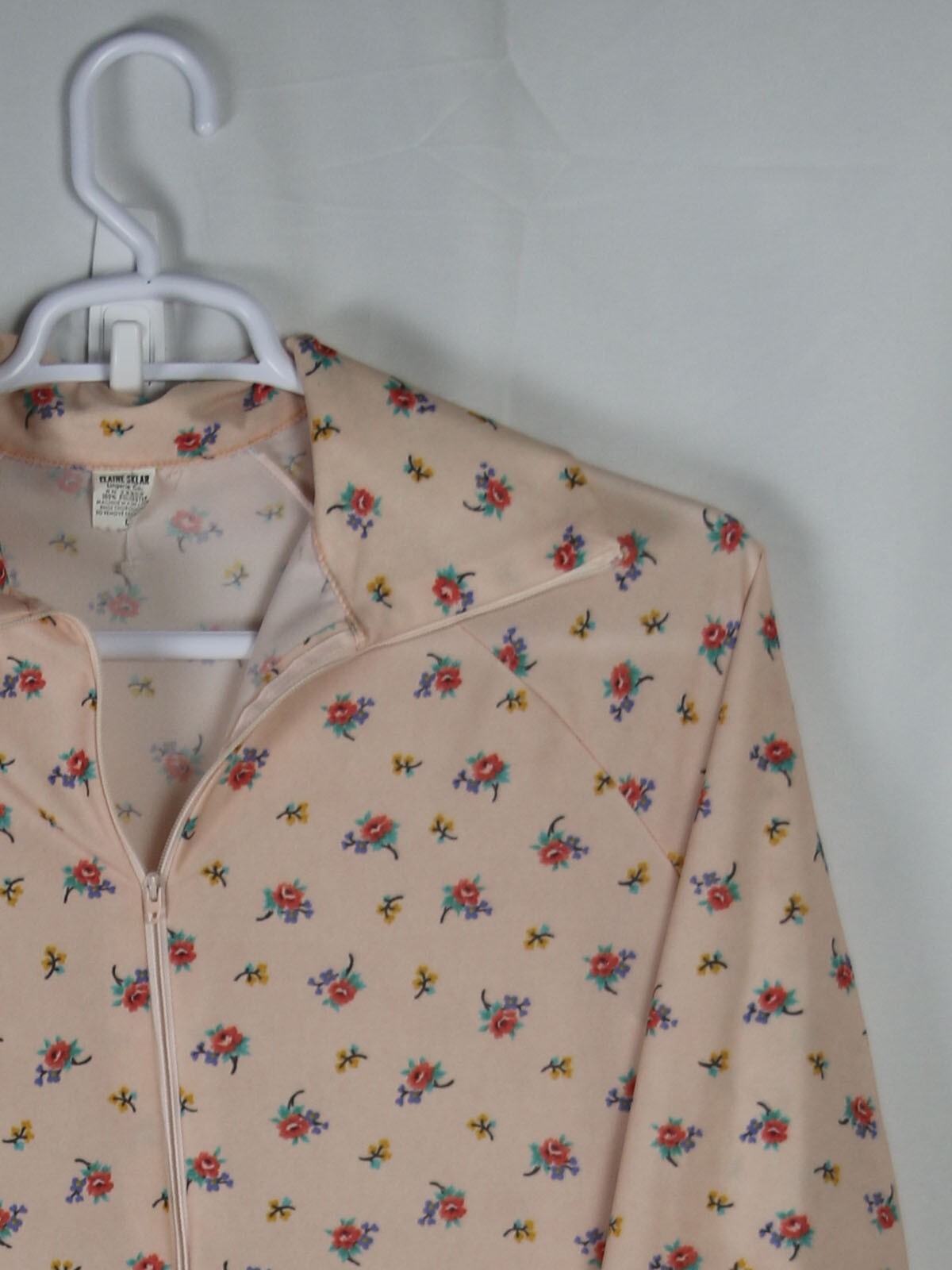 Vintage House Dress 1970’s Elaine Sklar Sz L Maxi Kaftan Housewife Brady Core