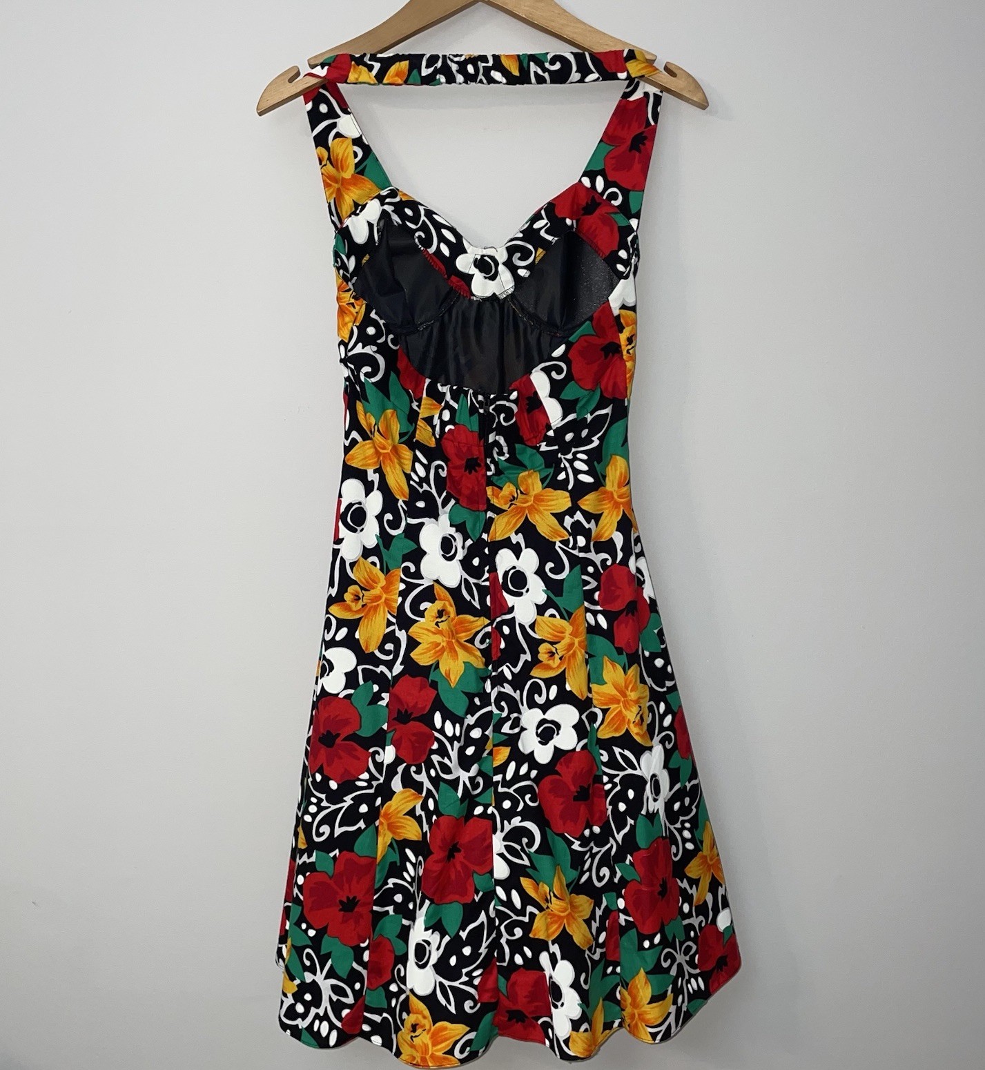 DBA LA Fit & Flare Dress Size 7 Dance Party Rockabilly Twirl Pinup