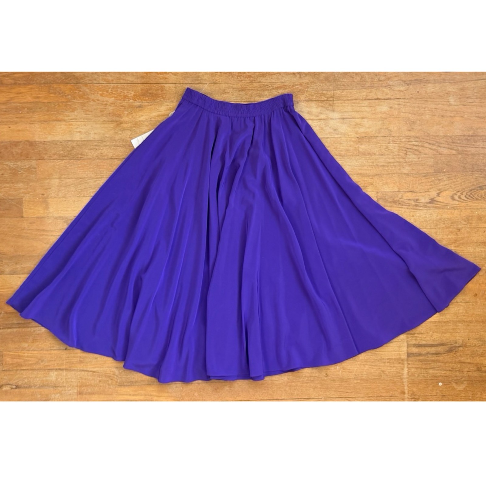 Vintage 3 Piece Outfit Set Size M/L 80s Purple Skirt Reversible Top & Jacket