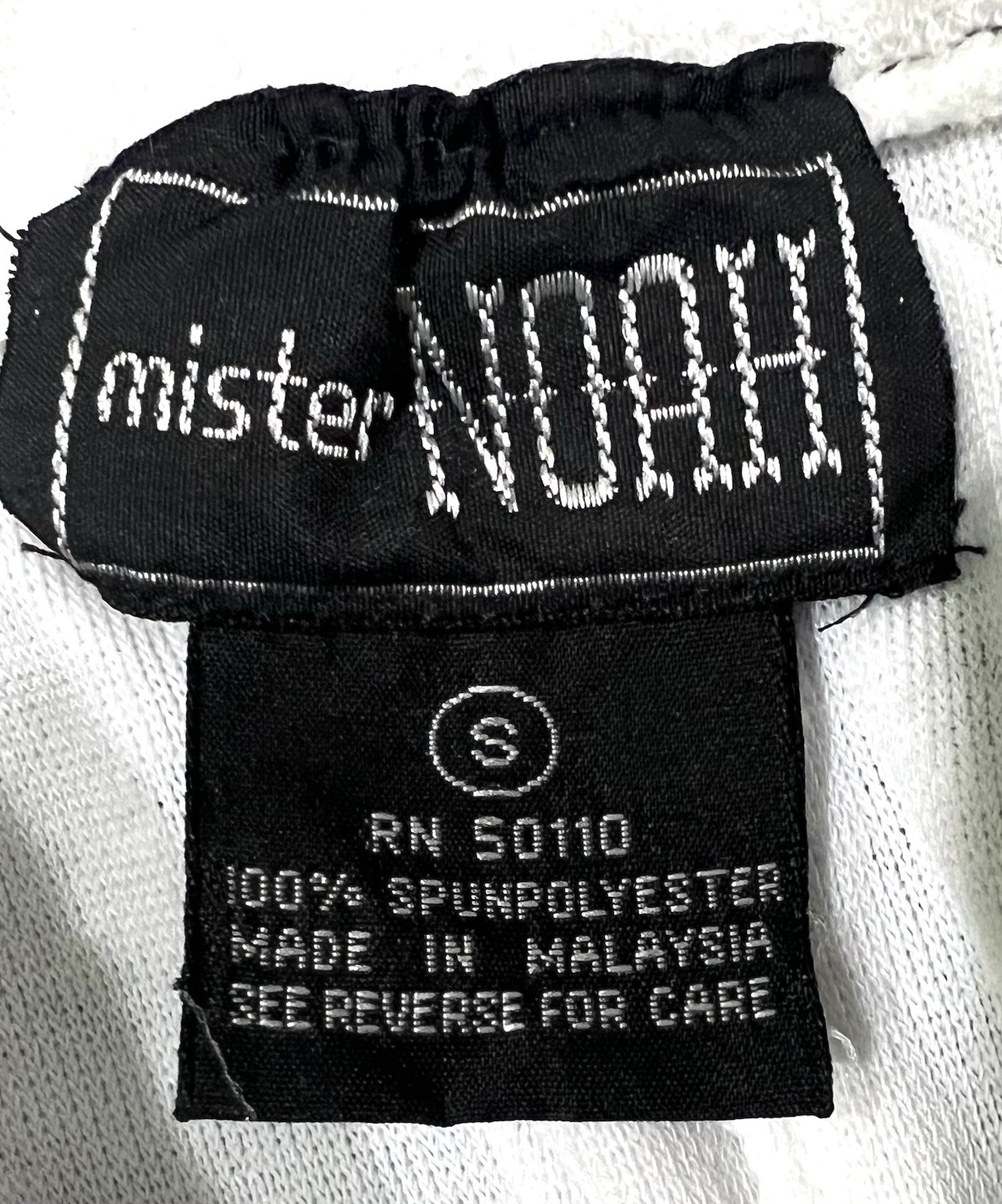 Vintage Mr. Noah White Strapless Terry Cloth Romper Jumper Blue Stripe Small S