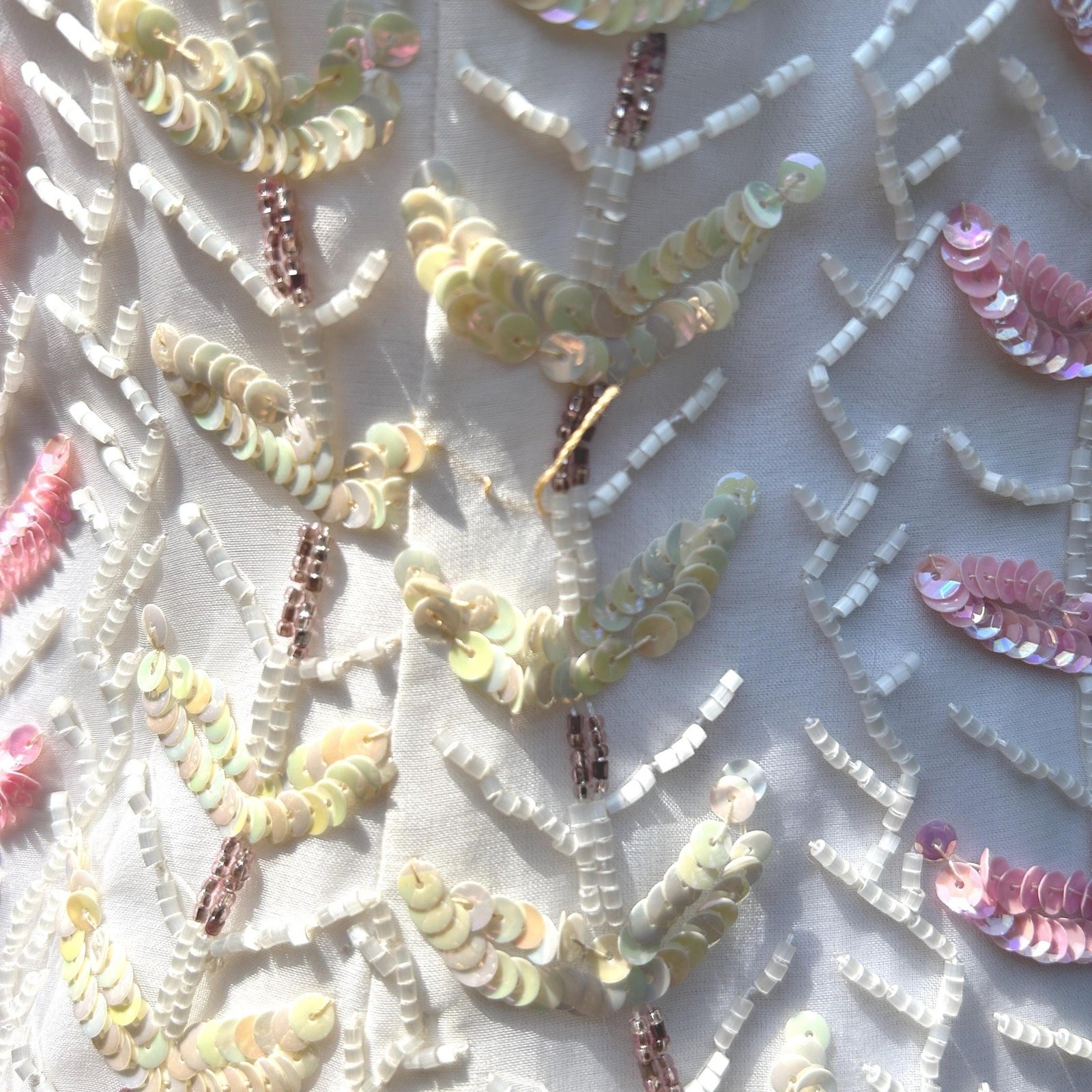 Vintage 50s/60s Julius Garfinckel Sequined Beaded Silk Couture Cheongsam Maxi