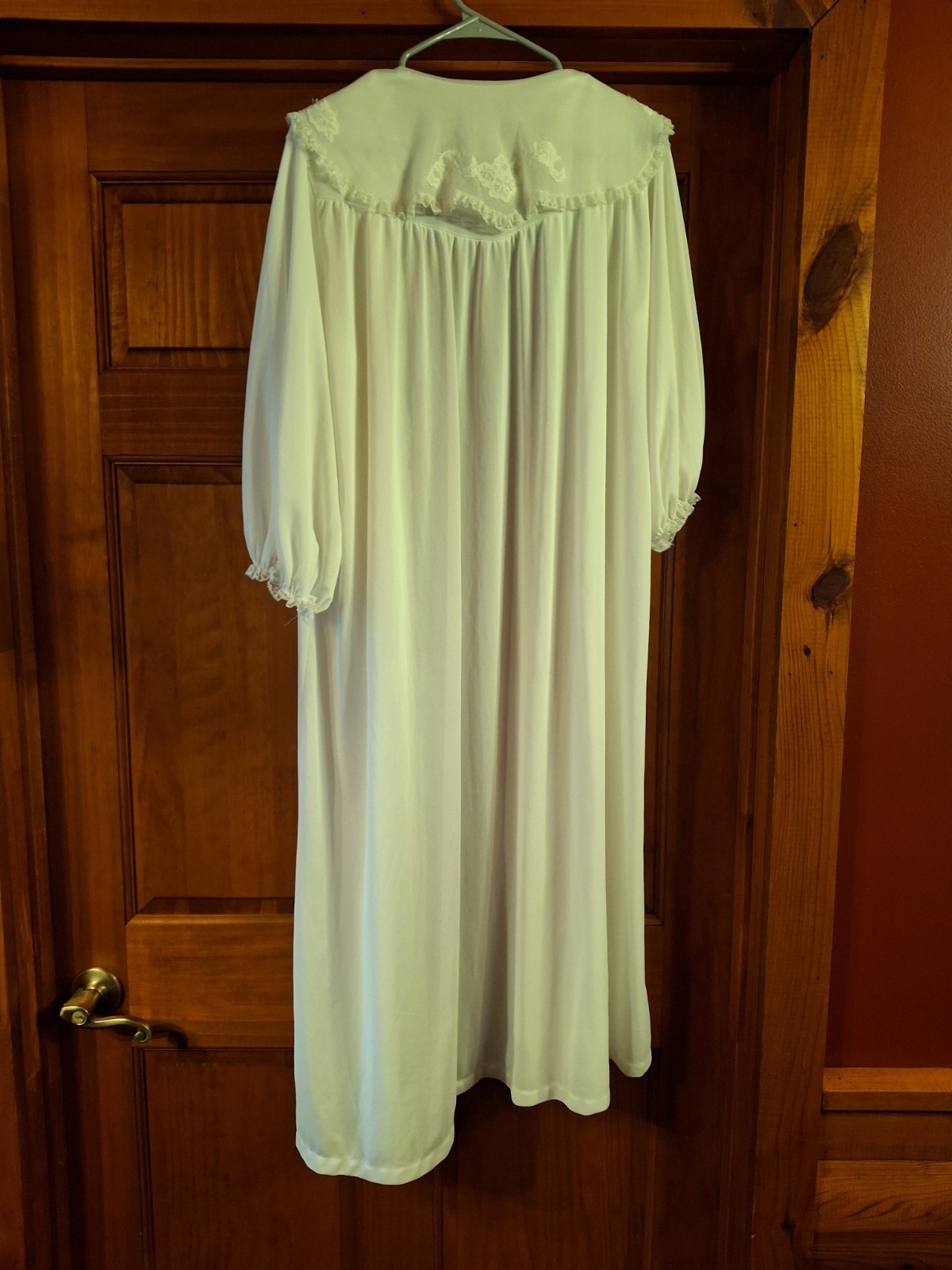Vintage Charmode Robe White Sheer Sears & Roebuck Lace