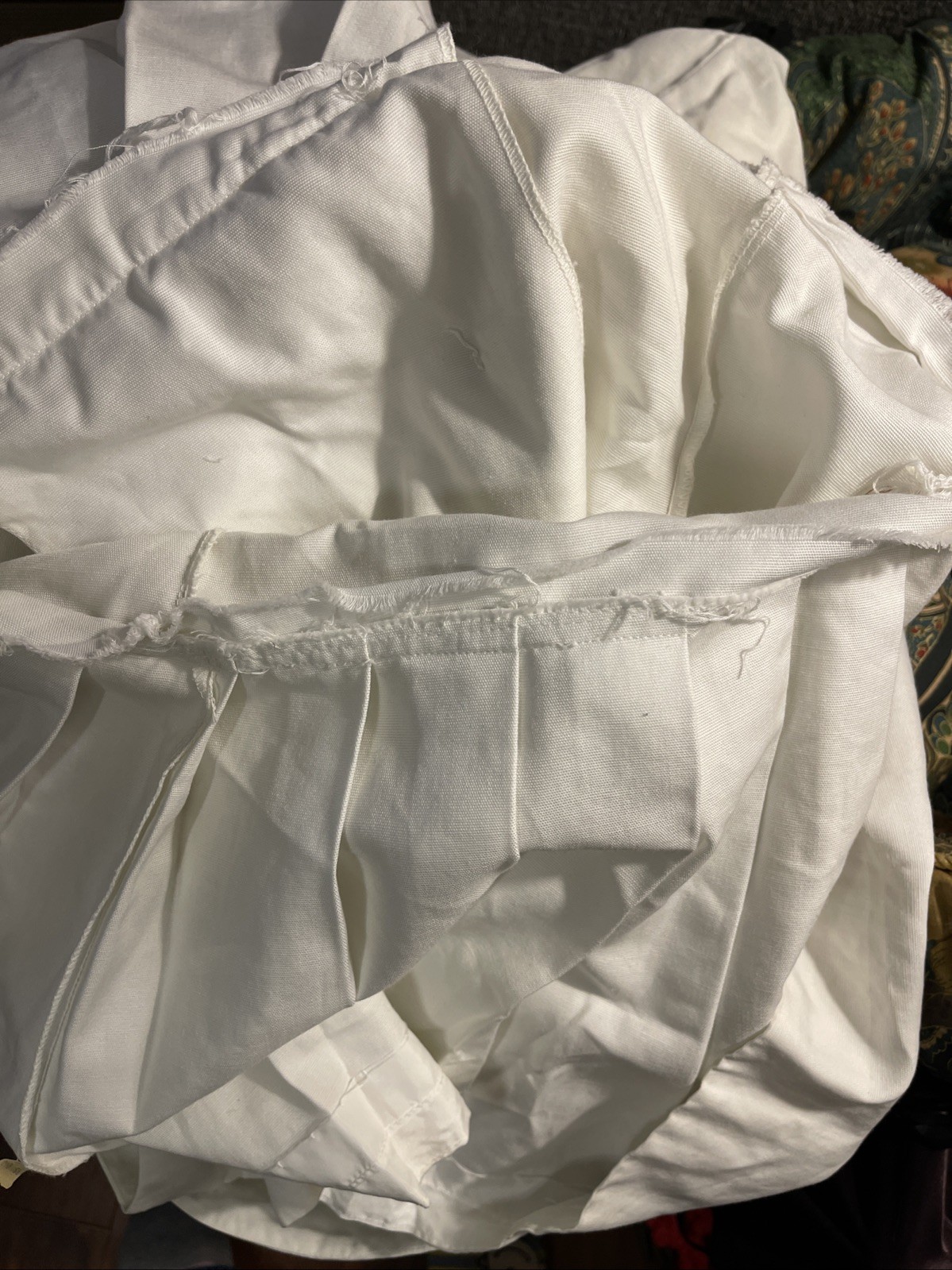 Vintage Thermo Jac Nautical Sailor Dress White Gold Button Pleated
