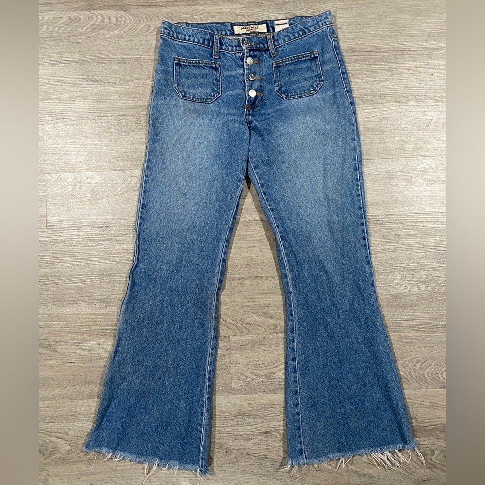 Vintage Paris Blues Stylish Blue Denim Jeans