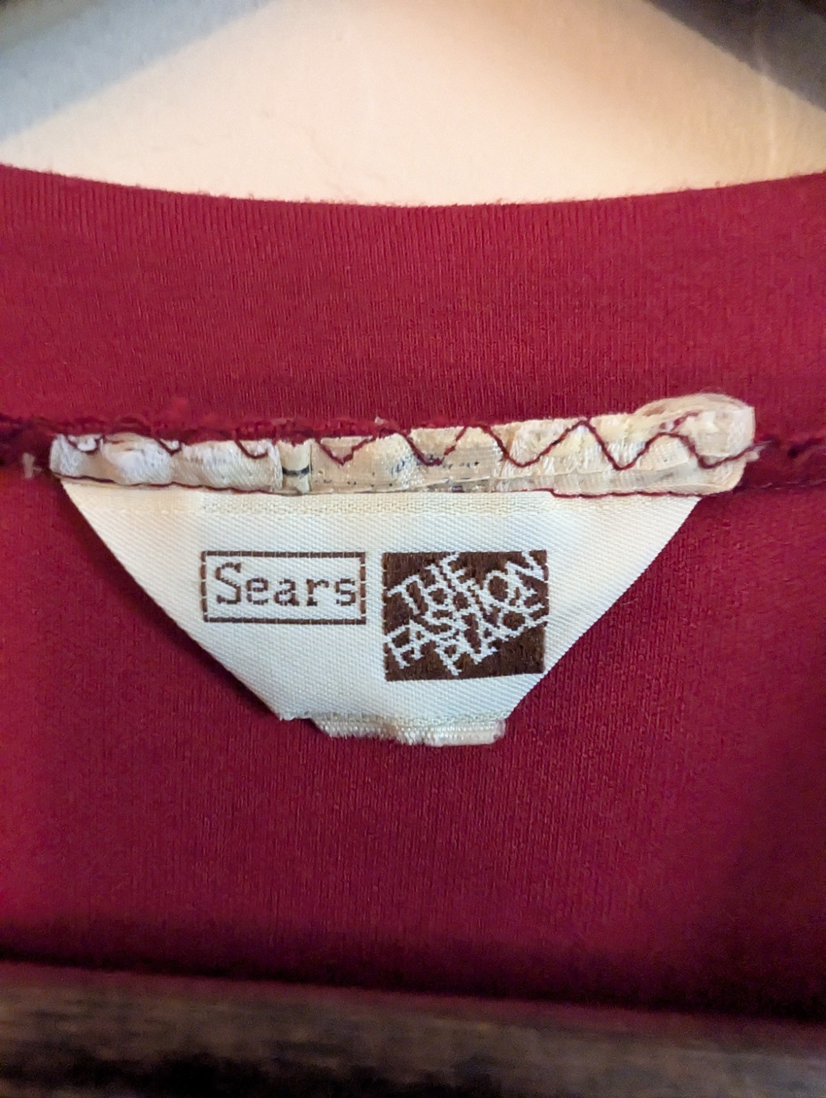Vintage Sears „The Fashion Place” Dress Cocktail Glam in Red XL or XXL
