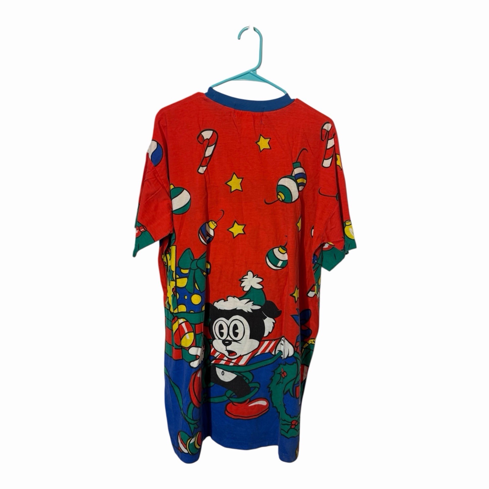 Vintage 1994 BETTY BOOP INTIMATES Christmas t shirt oversized AOP cover up 90s