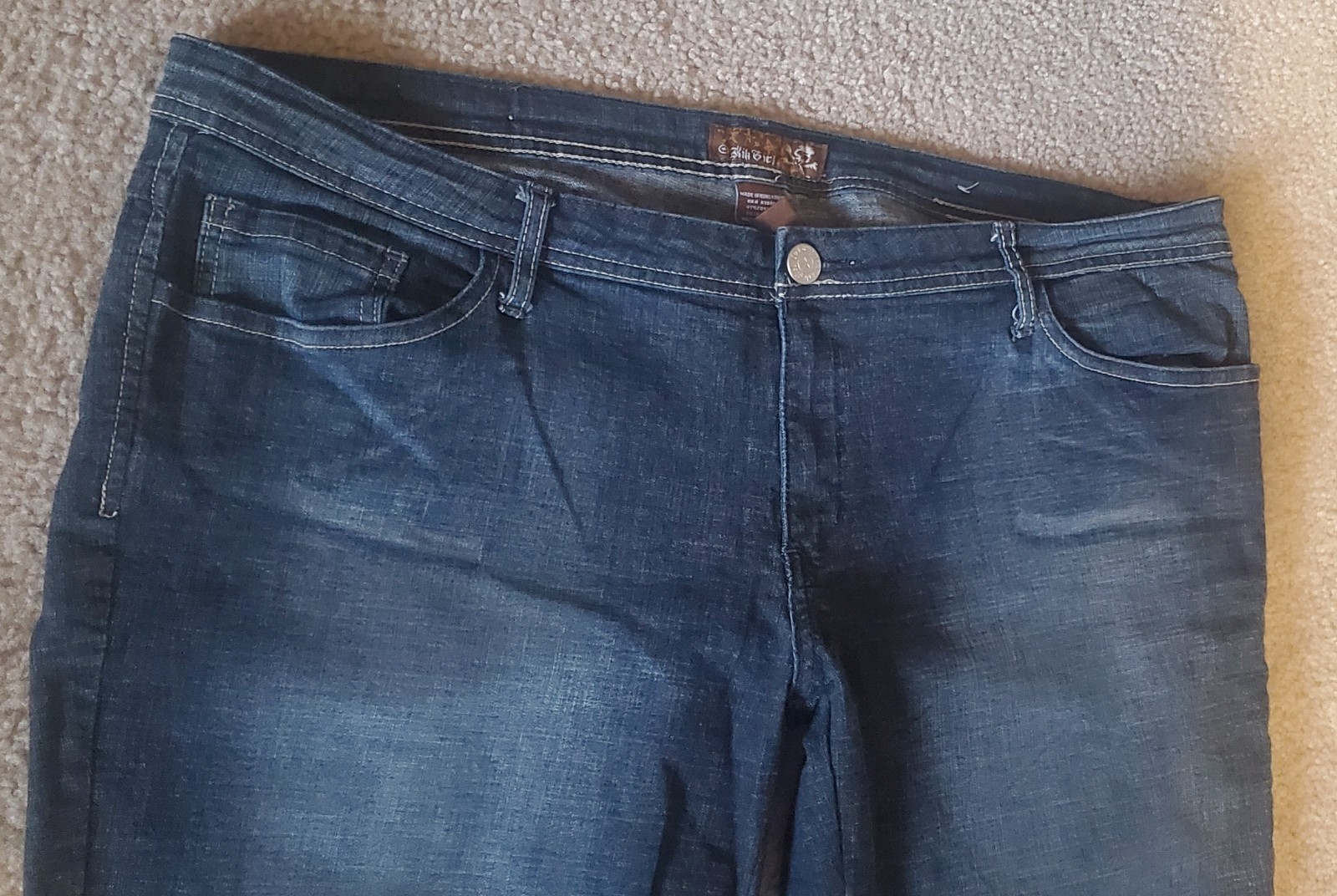 Vintage Classic Kik Girl Jeans Sz 22 Inseam 28″ Excellent Condition #0191