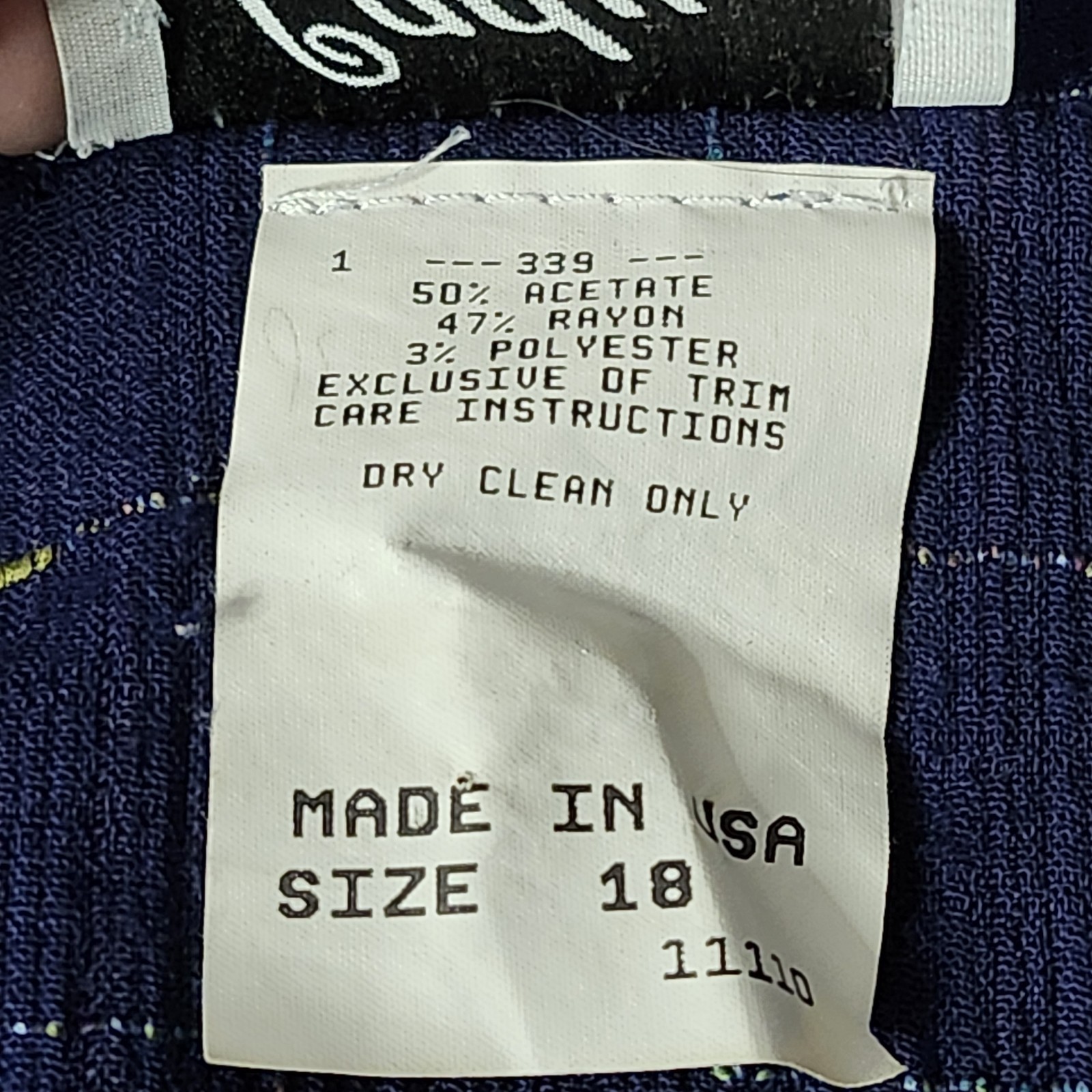 Lady Carol of New York Blue Plaid Midi Dress Size 18 – Vintage USA Made