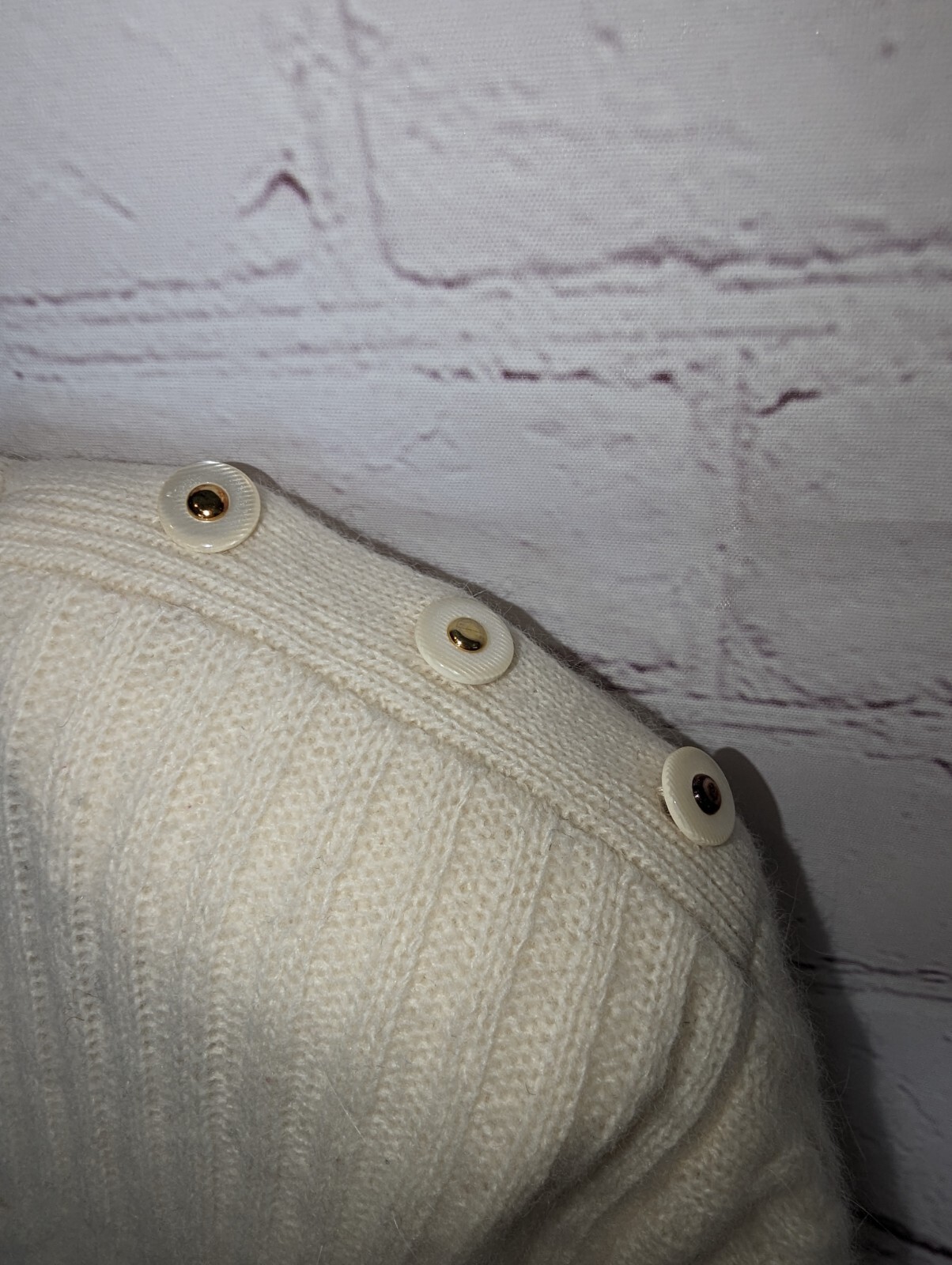 Vtg Outlander Women’s Winter White Lambswool/Angora Knit Sweater Dress Sz PS