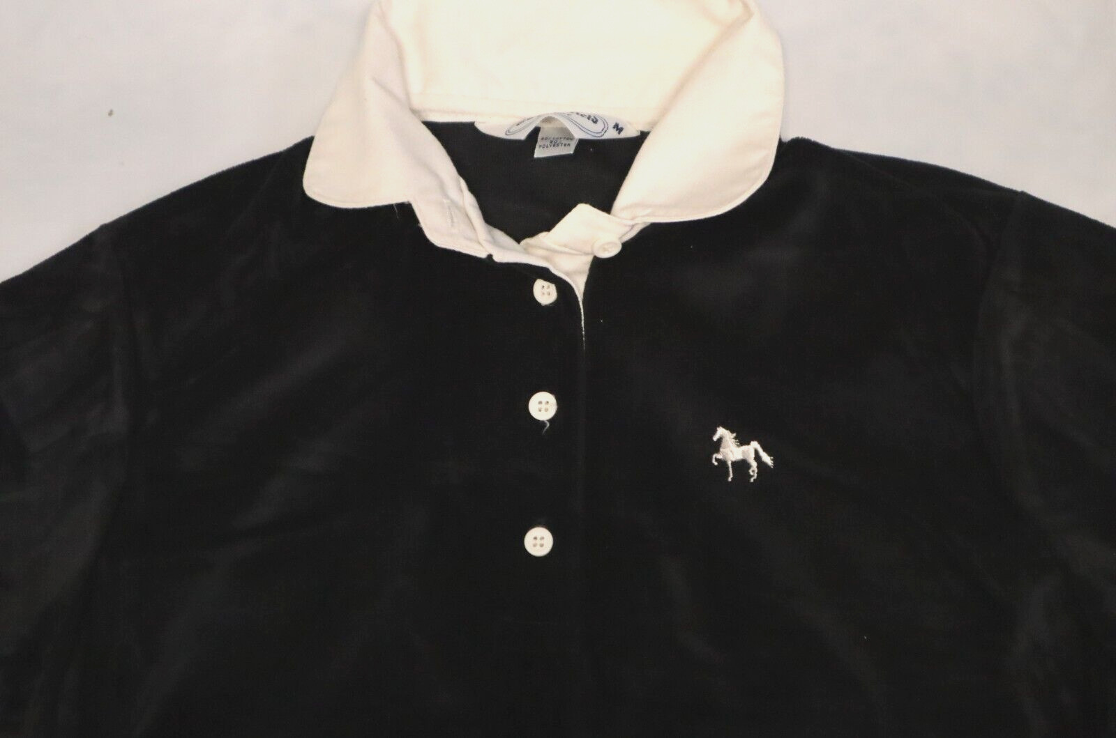 Vintage 1980s CHESTERFIELD for her womens black pullover M and capri L (2 pc set