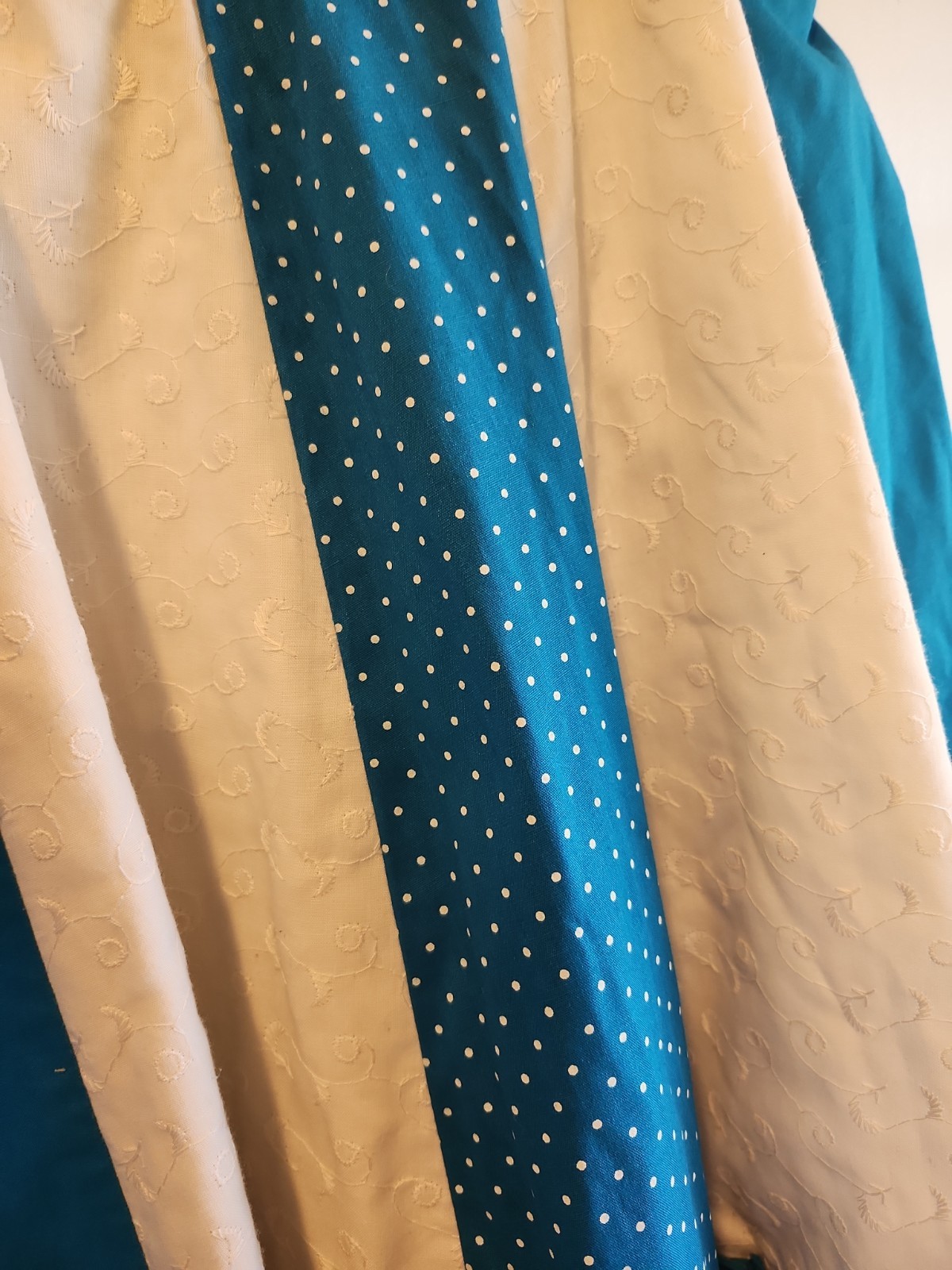 Partners Please! Malco Modes Turquoise Square Dance Skirt Medium & Blouse Large