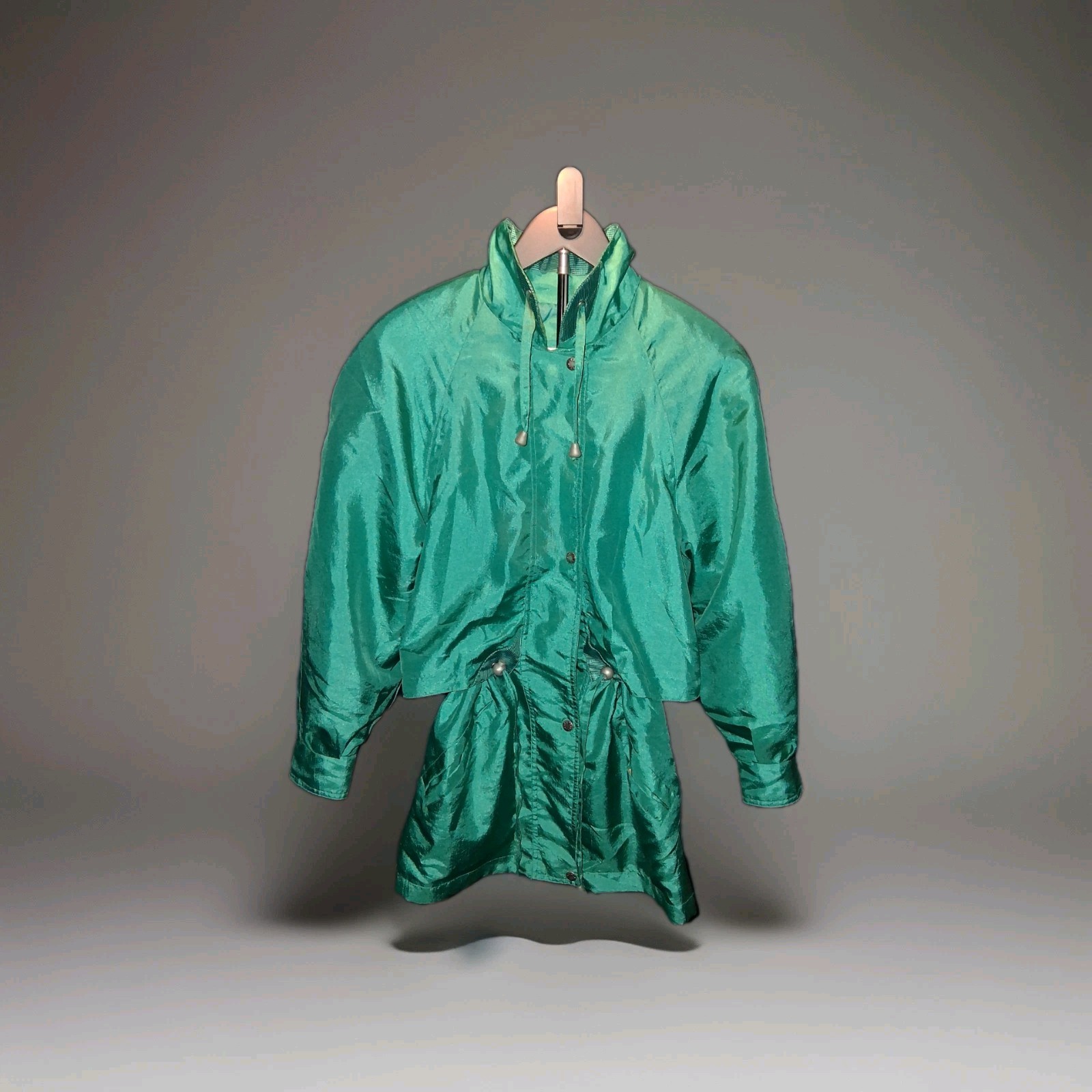 Innovations By Izzi Vtg80s Transformative Teal Jacket Activewear Streetwear Sz S