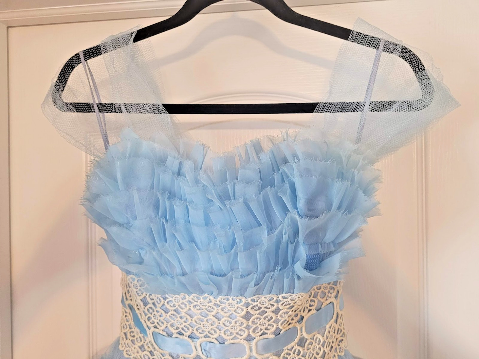 Vintage 1950’s Tulle Formal Strapless Dress Prom extra small