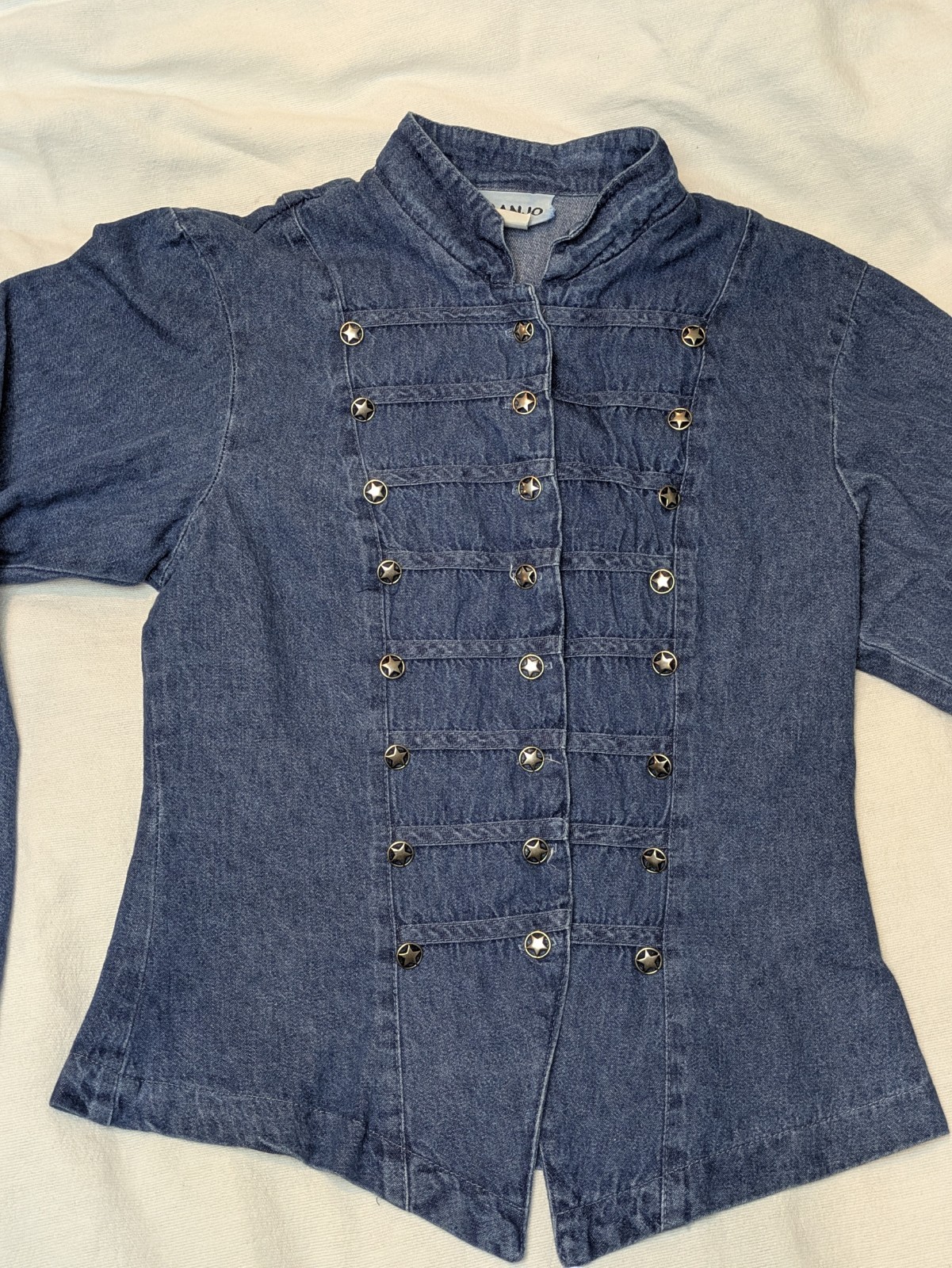 Vintage BANJO Western Shirt Long Sleeve Women’s Size Small Texas Star Buttons