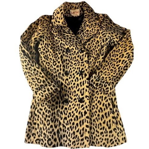 Lawrence of London Coat Women S Leopard Print Double Breasted Weather Resistant