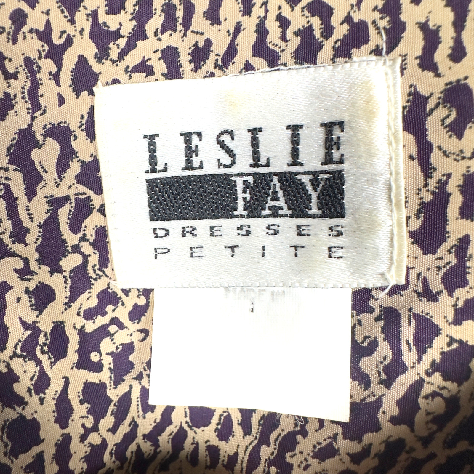 Vintage Leslie Fay Petite Belted Maxi Dress Boho Prairie Folk Border Print Sz 2P