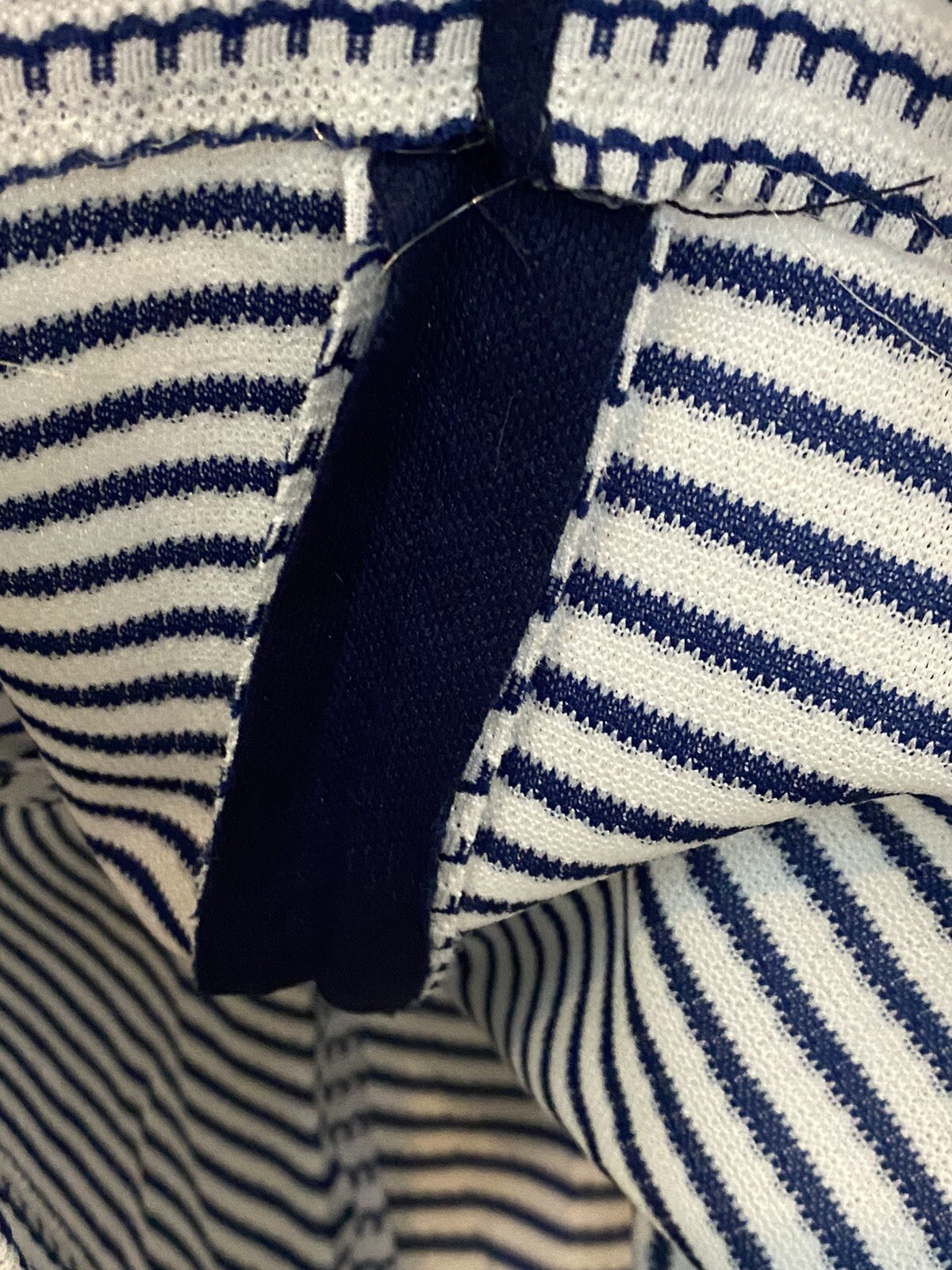 70’s Sears Dress Blue White With Belt New With Original Tags Right Track Brand