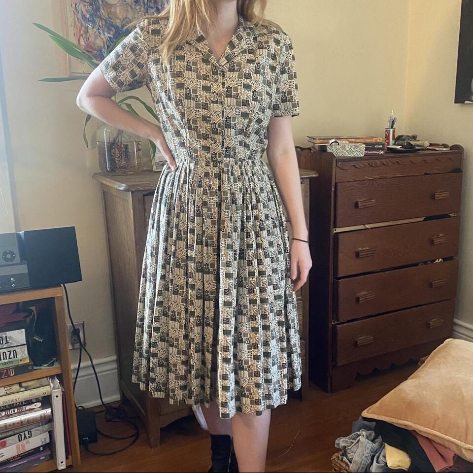 1950s/early 60s Vintage Day Dress