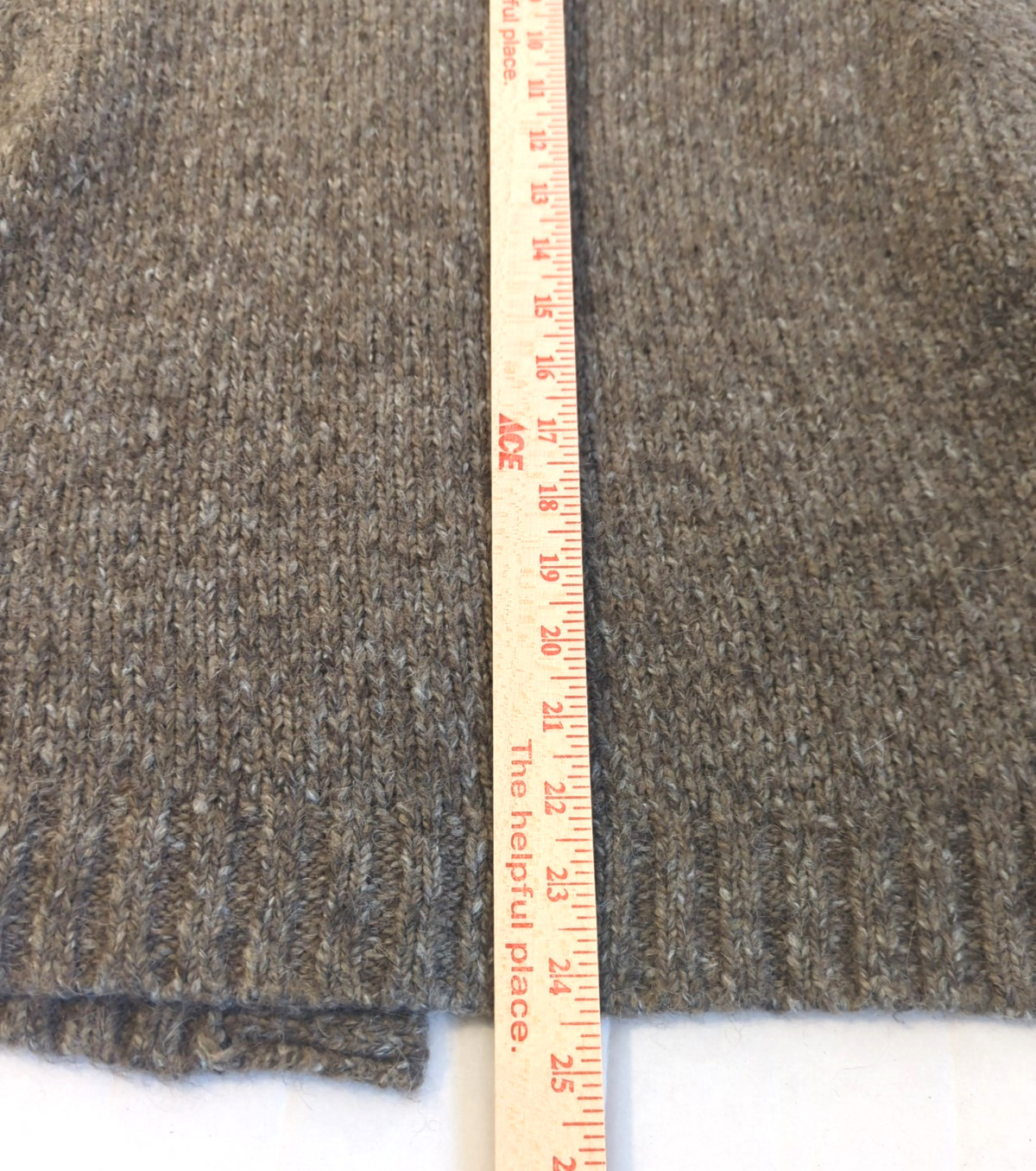 Cardigan Sweater 1X Alpaca Blend Brown Tweed Minimalist Timeless Versatile Cozy