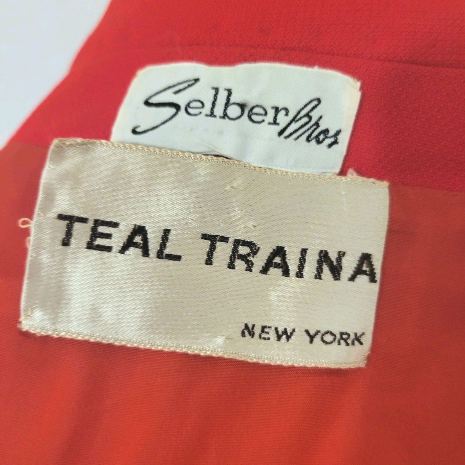 Vintage 60s Red Cropped Jacket Mod Retro Military Majorette Womens Small