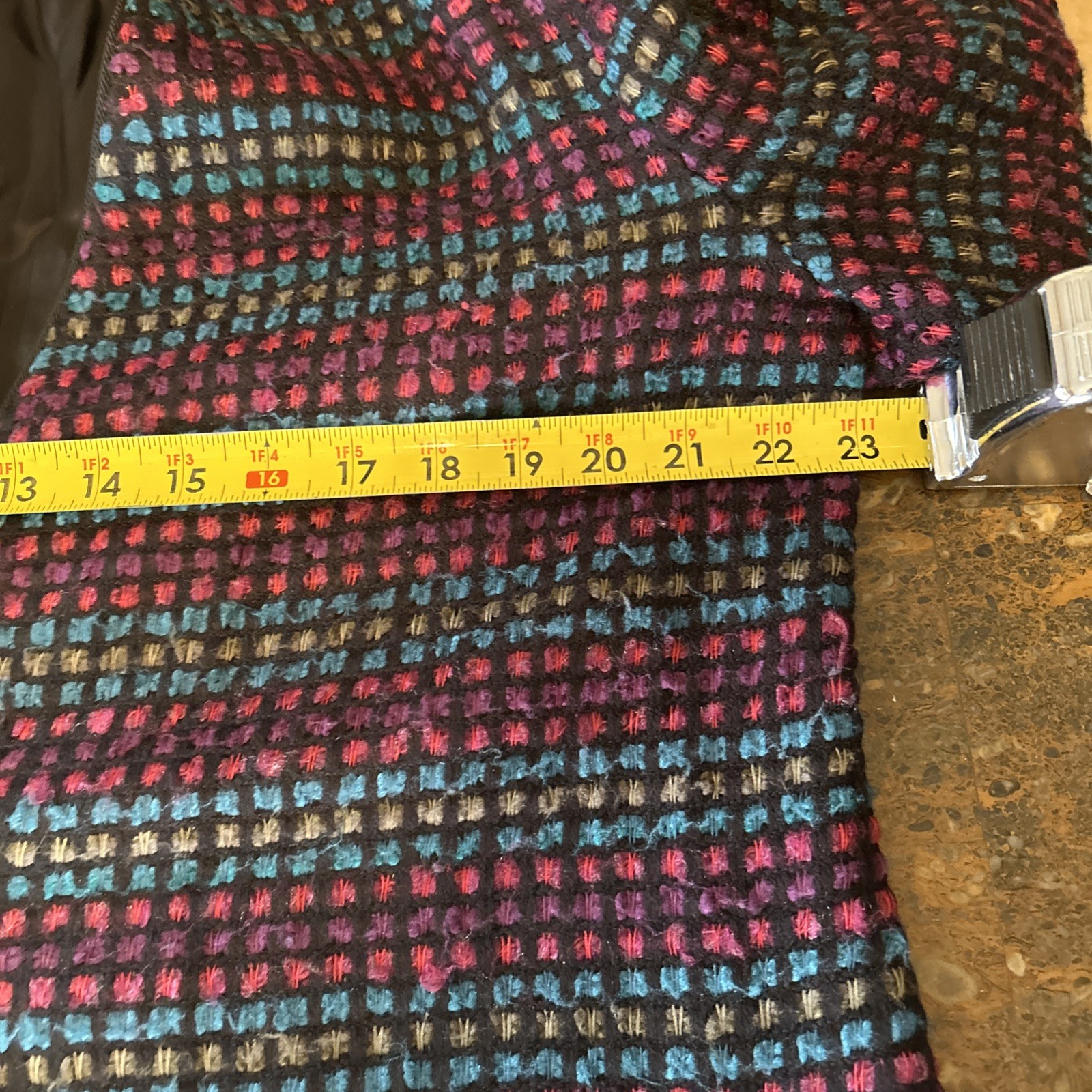 Koret Women’s Plaid Vintage Blazer/Cardigan Size L Knit Jacket