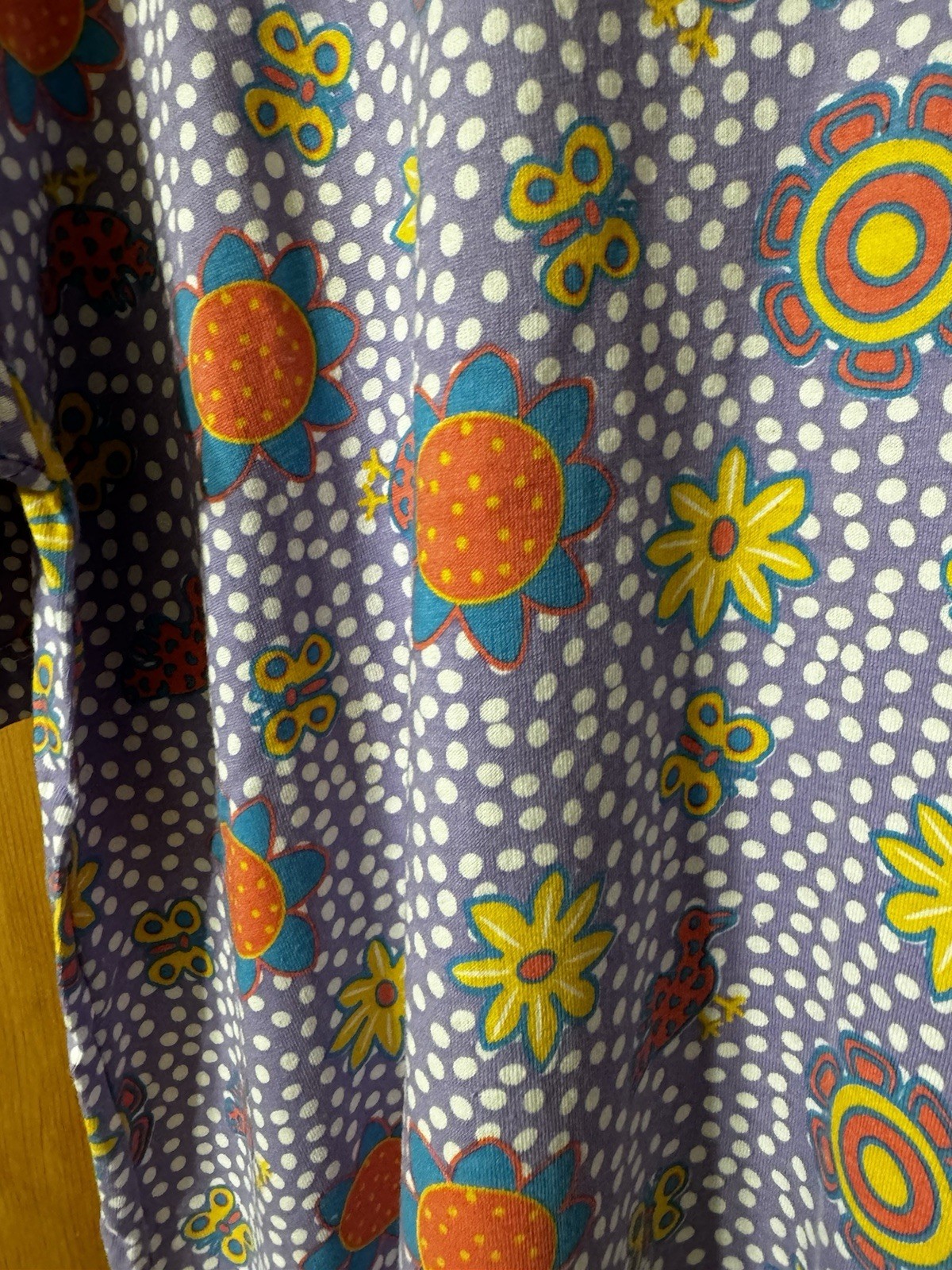 VTG 90s Sara’s Prints Natural Fiber Clothing Sleep Shirt Size Small Flowers Sun