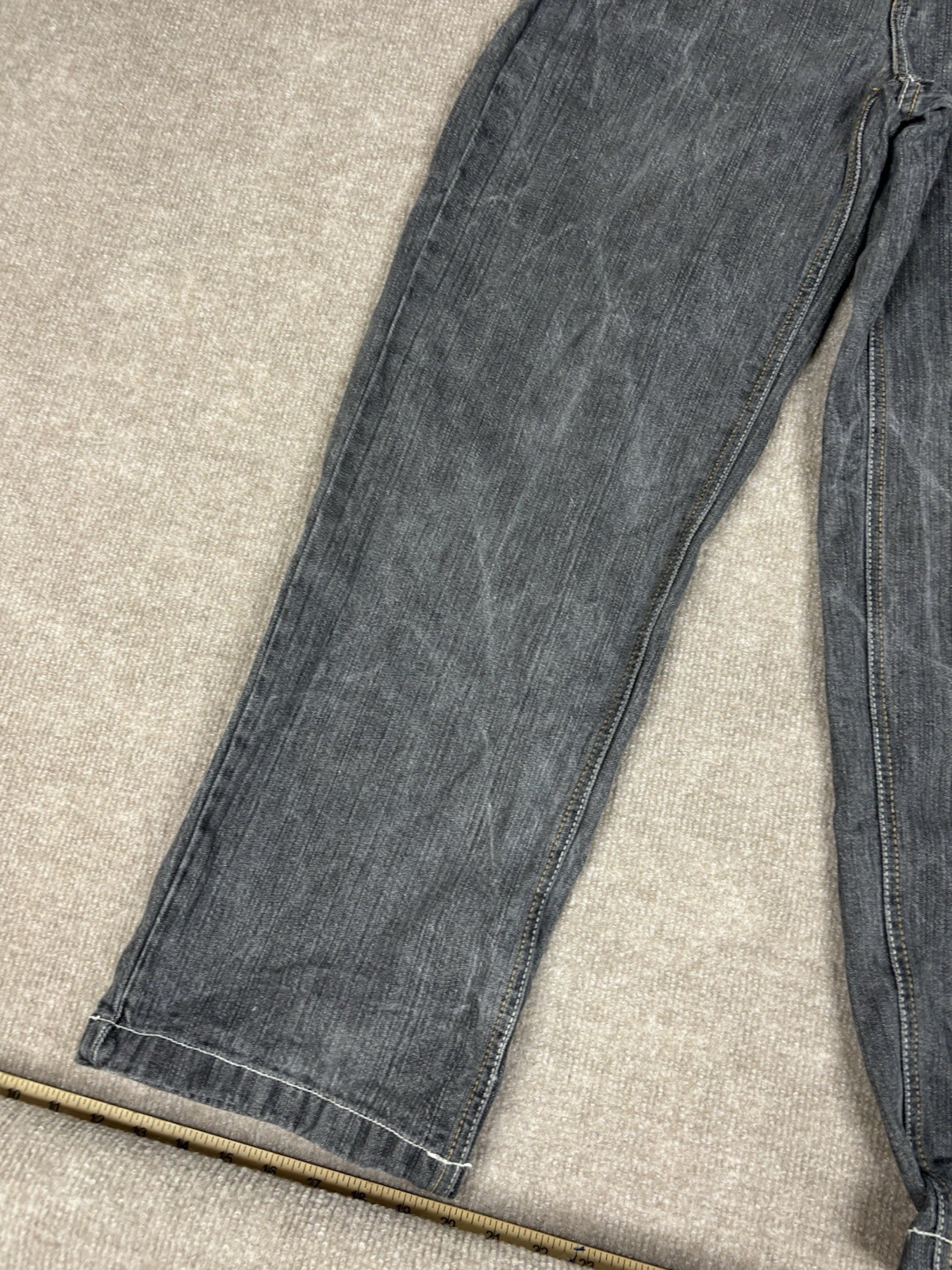 Vintage Y2K Enyce Jeans Womens Size 16 28×30 Embroidered Baggy 2000s