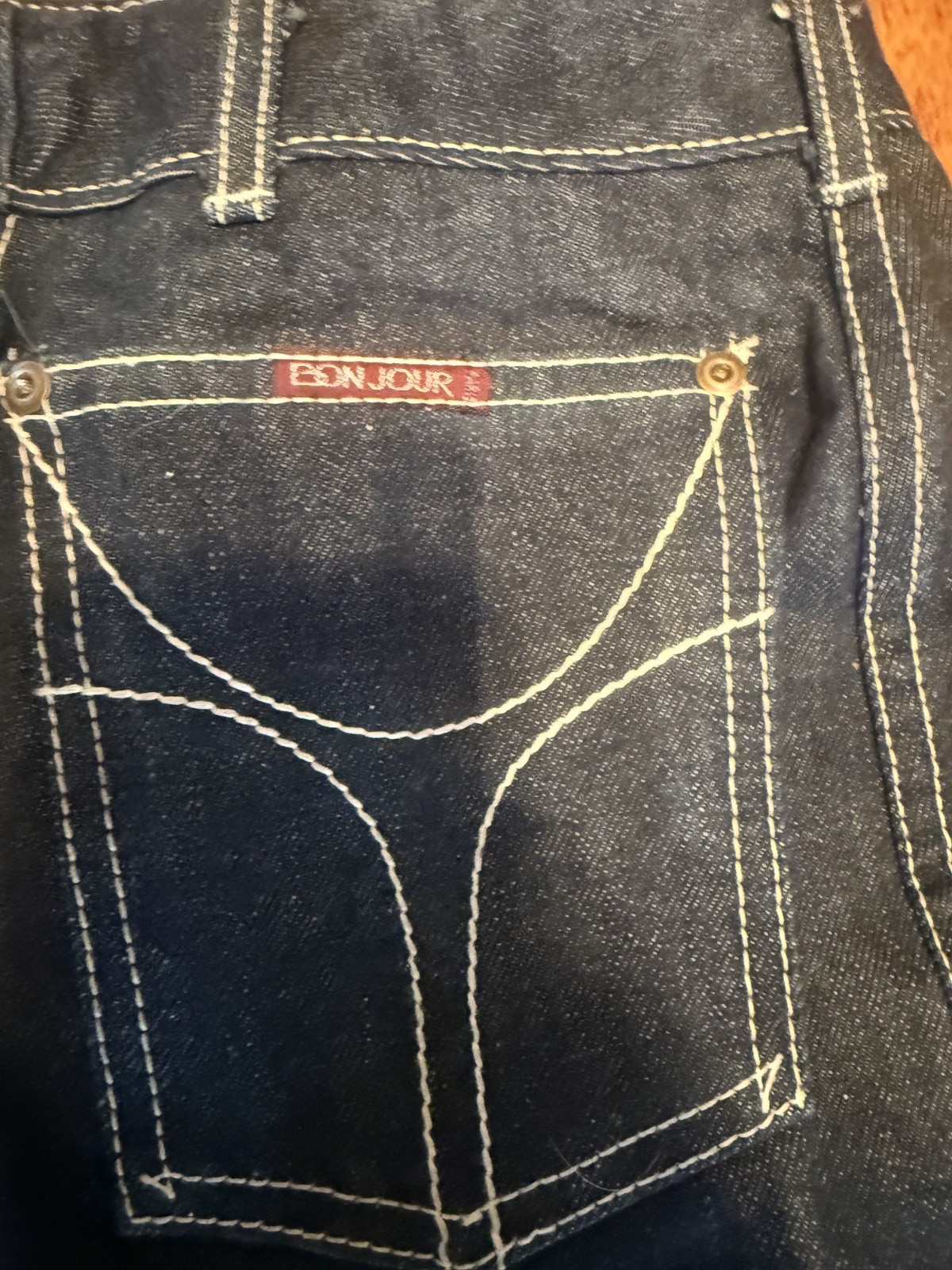 80’s Bonjour Denim High Waist Mom Jeans Vintage Size 13/14 KP30