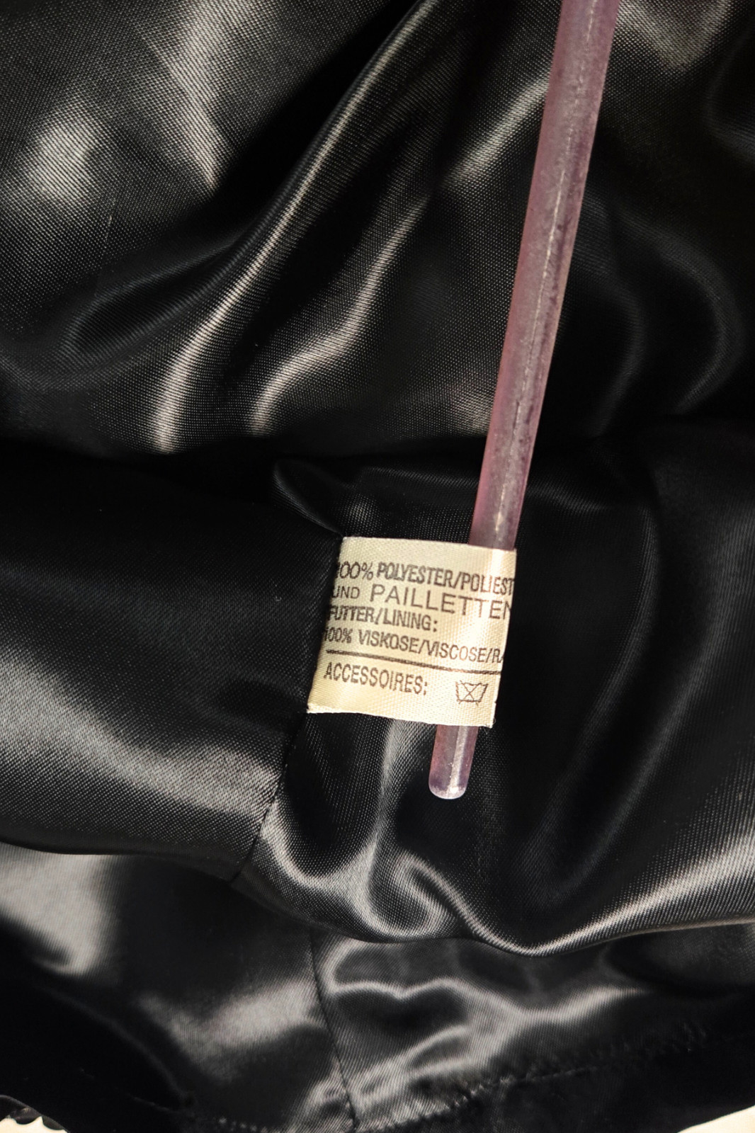 Vintage 1980s Louis Feraud Long Sequin Skirt w/Slit Made in West Germany – SZ 36