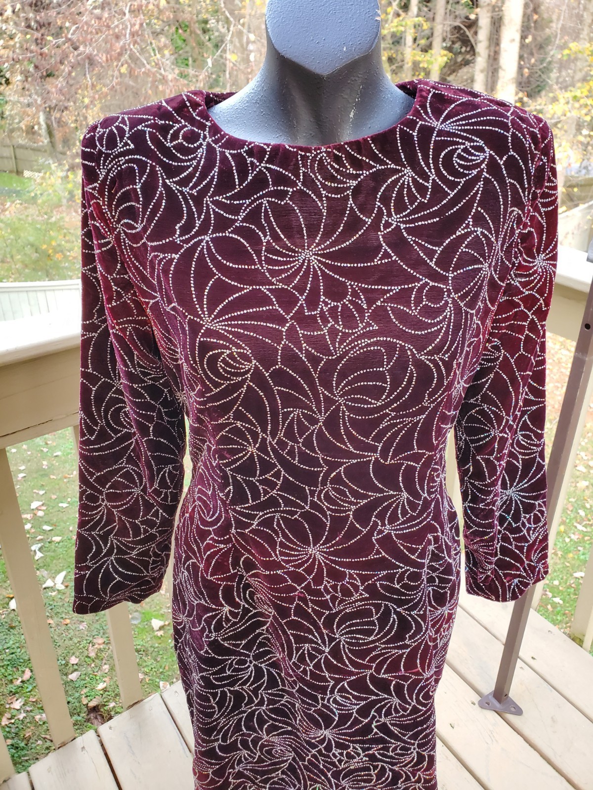 Vintage Geoffrey Beene Dress Rhinestone/Glitter Dress