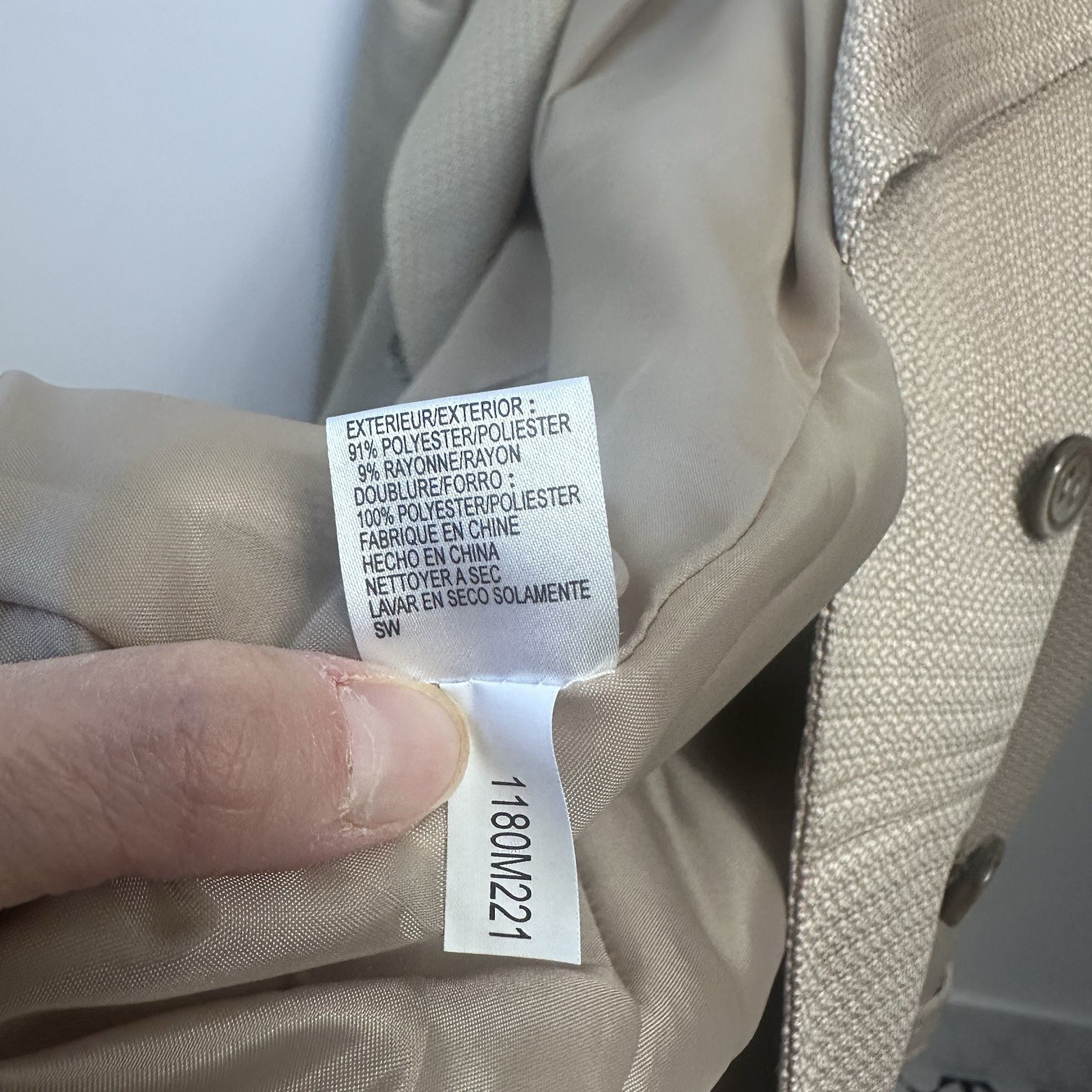 Vintage Y2K Tahari Arthur S. Levine Double Breasted Blazer Jacket Women’s 10