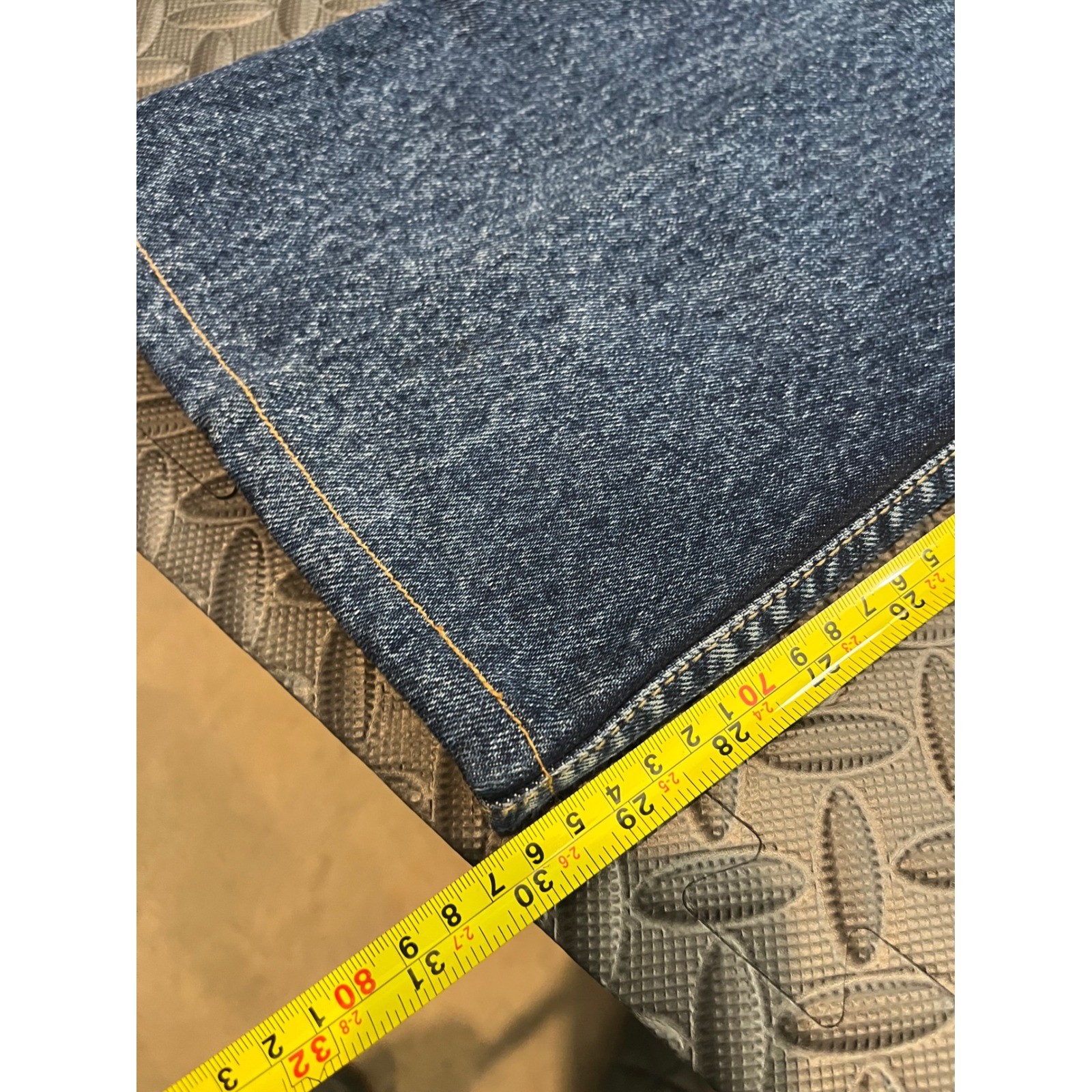 Lawman Western Jeans Womens 21/22 Blue Relaxed Fit High Rise Studded 90s Vintage