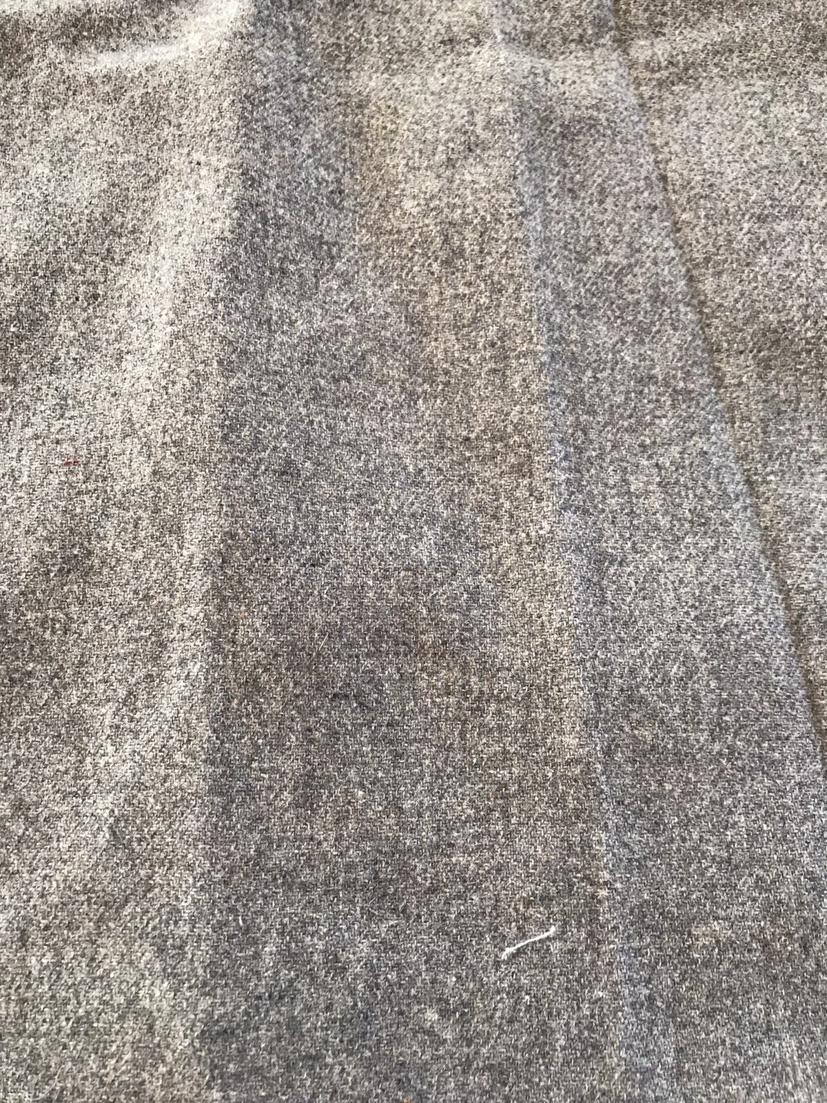 VTG Midi Pencil Skirt Gray Wool Blend Officecore A Line Academia Peabody House