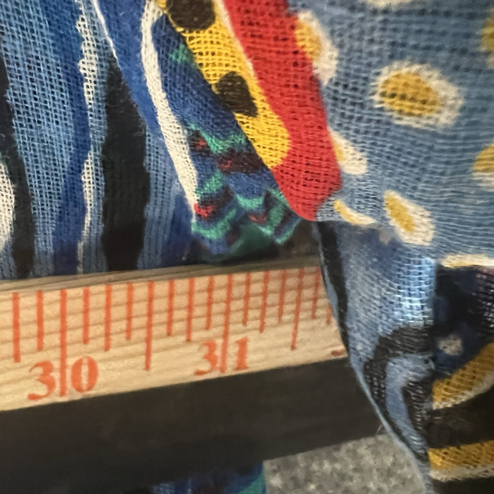 VTG 80s/90 Copy Cats Abstract Oversized Dopamine Shirt Made In USA Paper Tag 31″