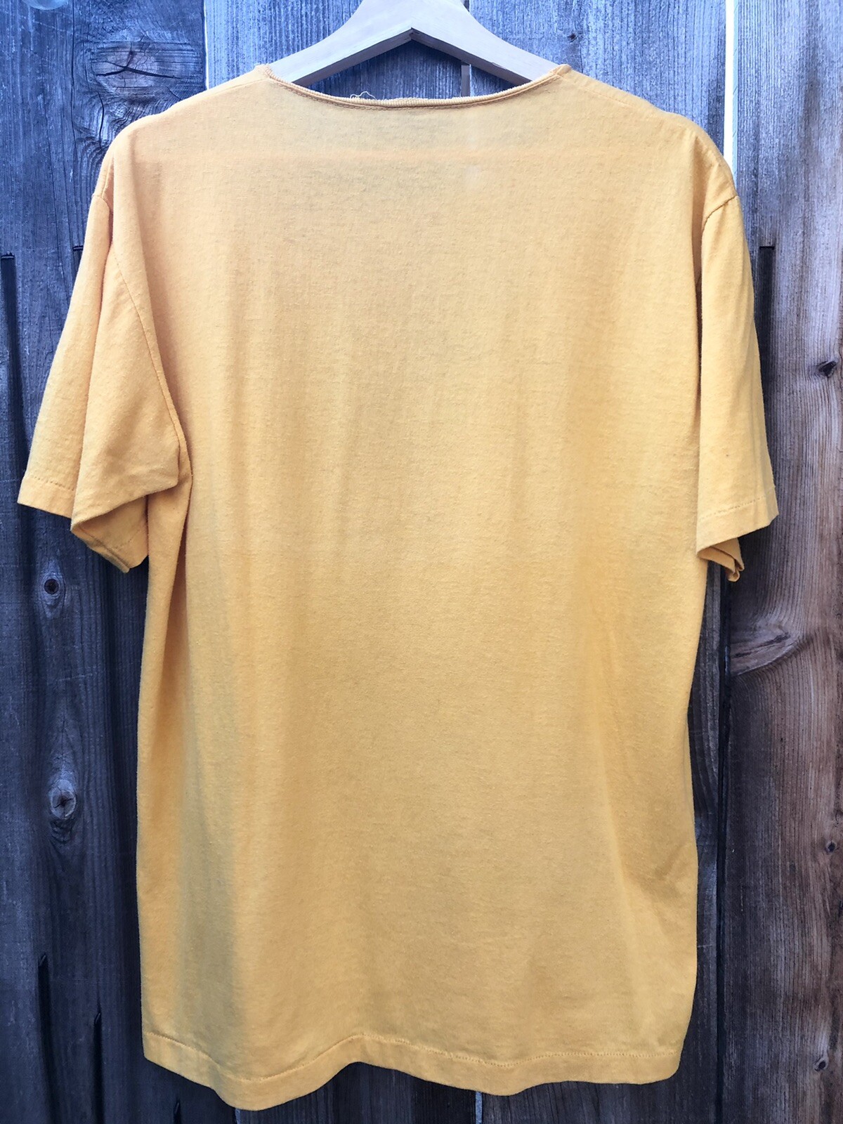 VTG 80s NFL San Diego Chargers Power T Shirt Large ￼single stitch Missing collar