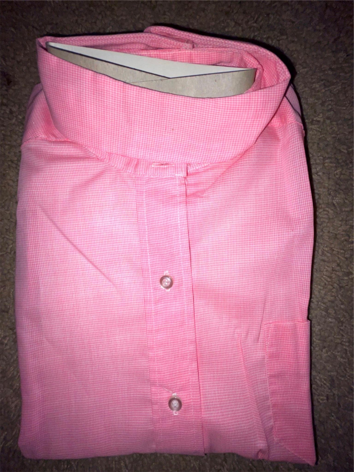 VTG 70 WOMENS 36 VARIETY RATCATCHER SLEEVELESS COLLARLESS EQUESTRIAN HORSE SHIRT