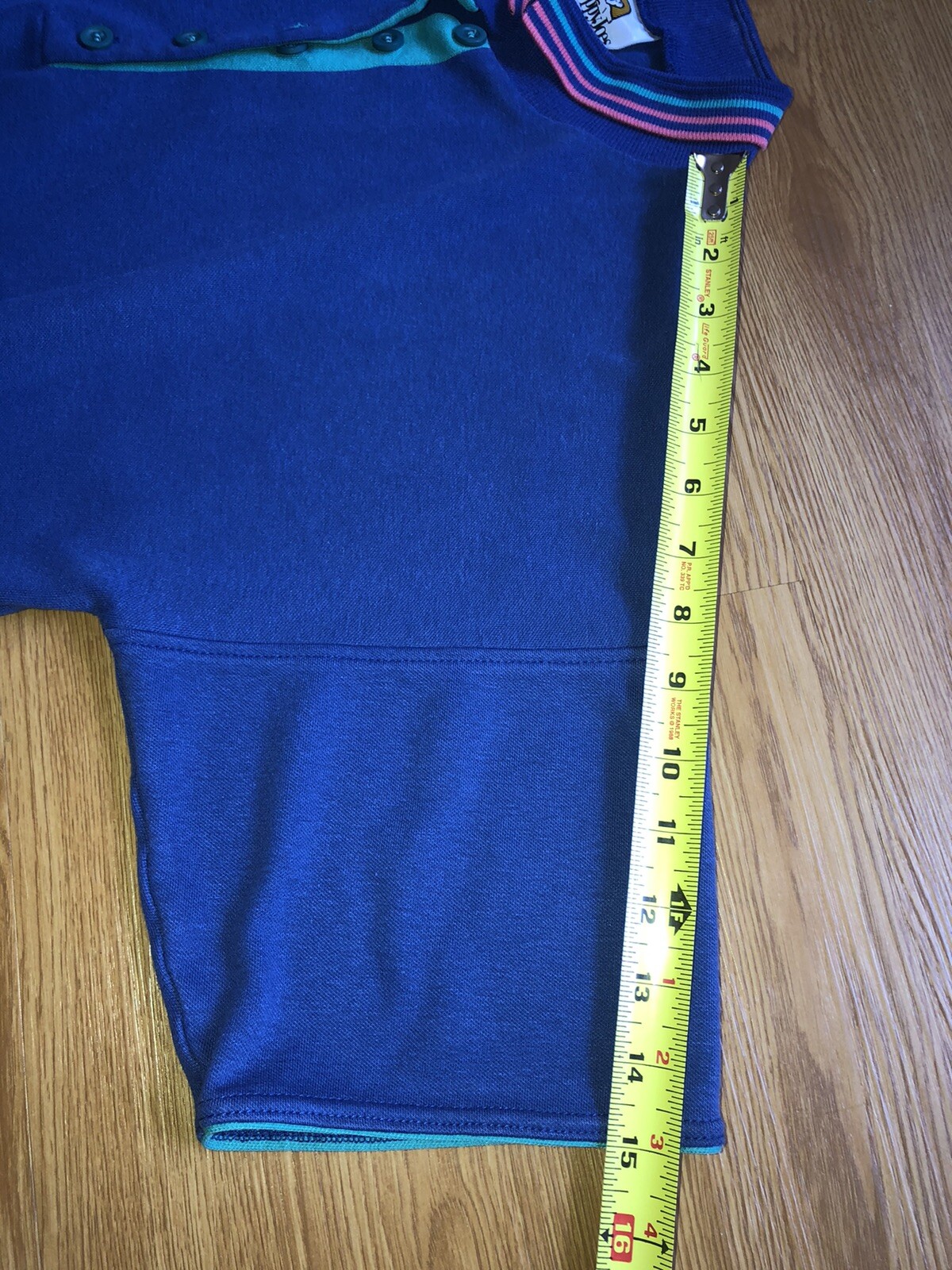 Vintage 90s Sloppy Joe’s Casual Wear 5 Button Collared Short Sleeve Shirt Blue