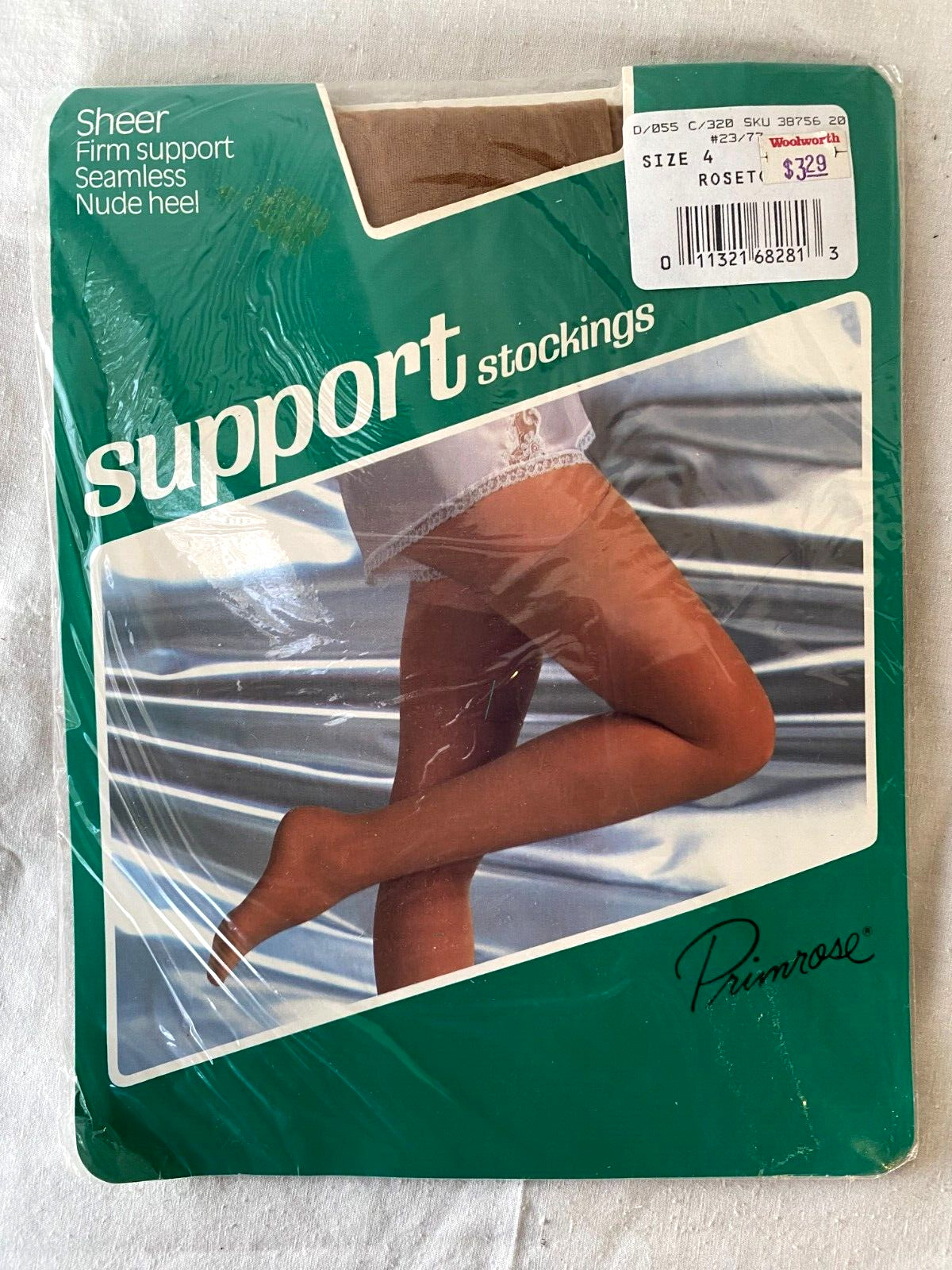 VTG..PRIMROSE..ROSETONE..THIGH HIGH..SUPPORT..STOCKINGS..4 (11-11.5 LONG)..NIP