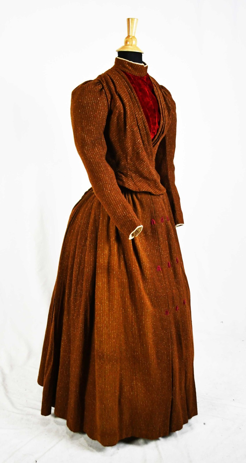 VICTORIAN 2 PIECE AFTERNOON VISITING DRESS 1893